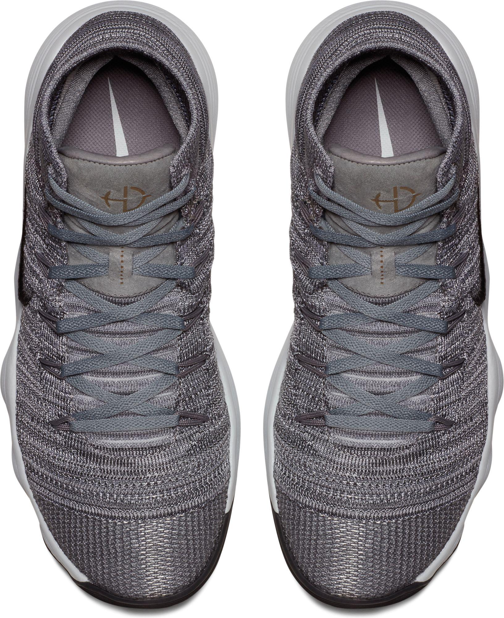 Lyst - Nike React Hyperdunk 2017 Flyknit Basketball Shoes in Gray for Men