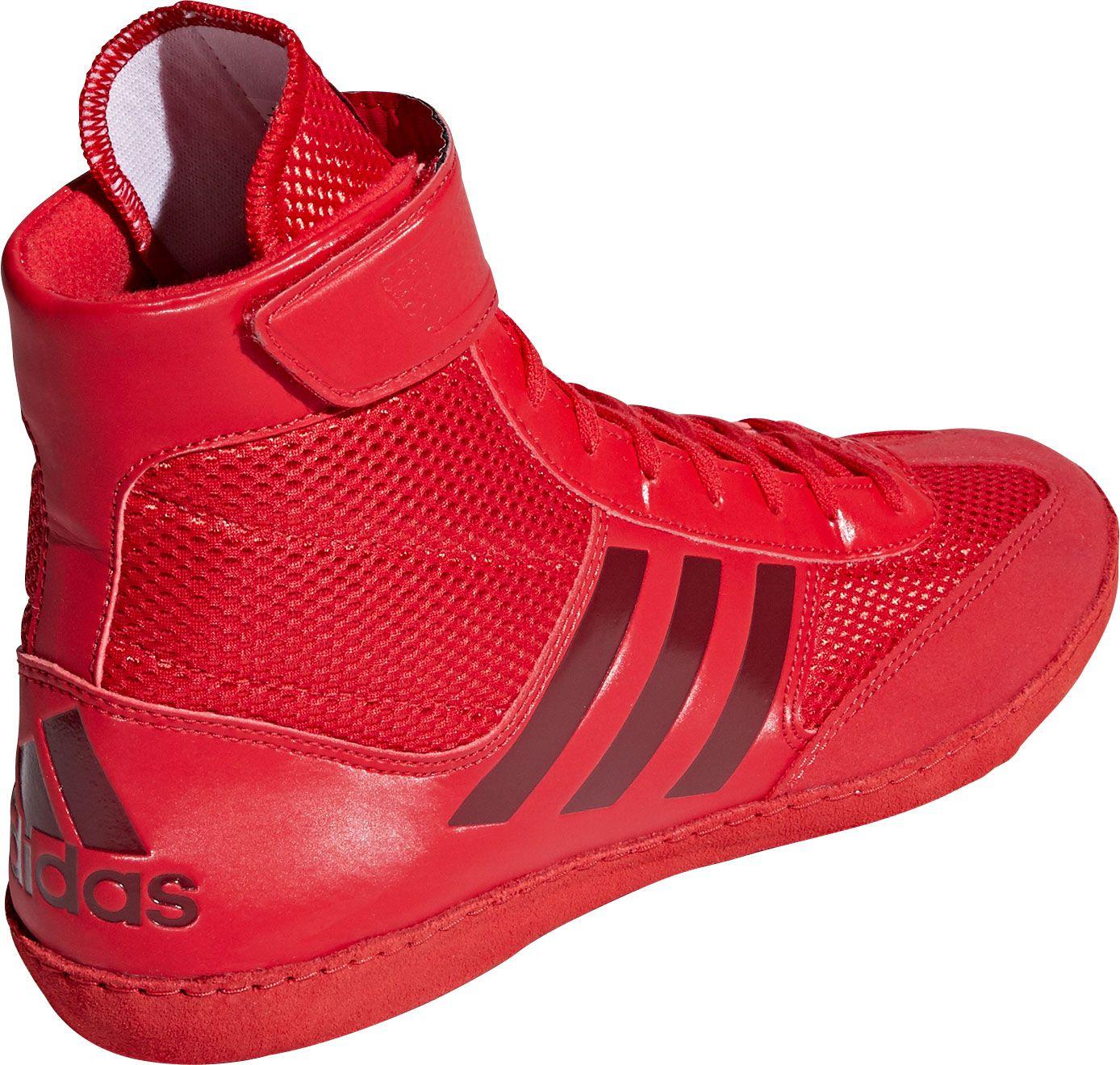 adidas Suede Combat Speed V Wrestling Shoes in RedRed (Red) for Men - Lyst