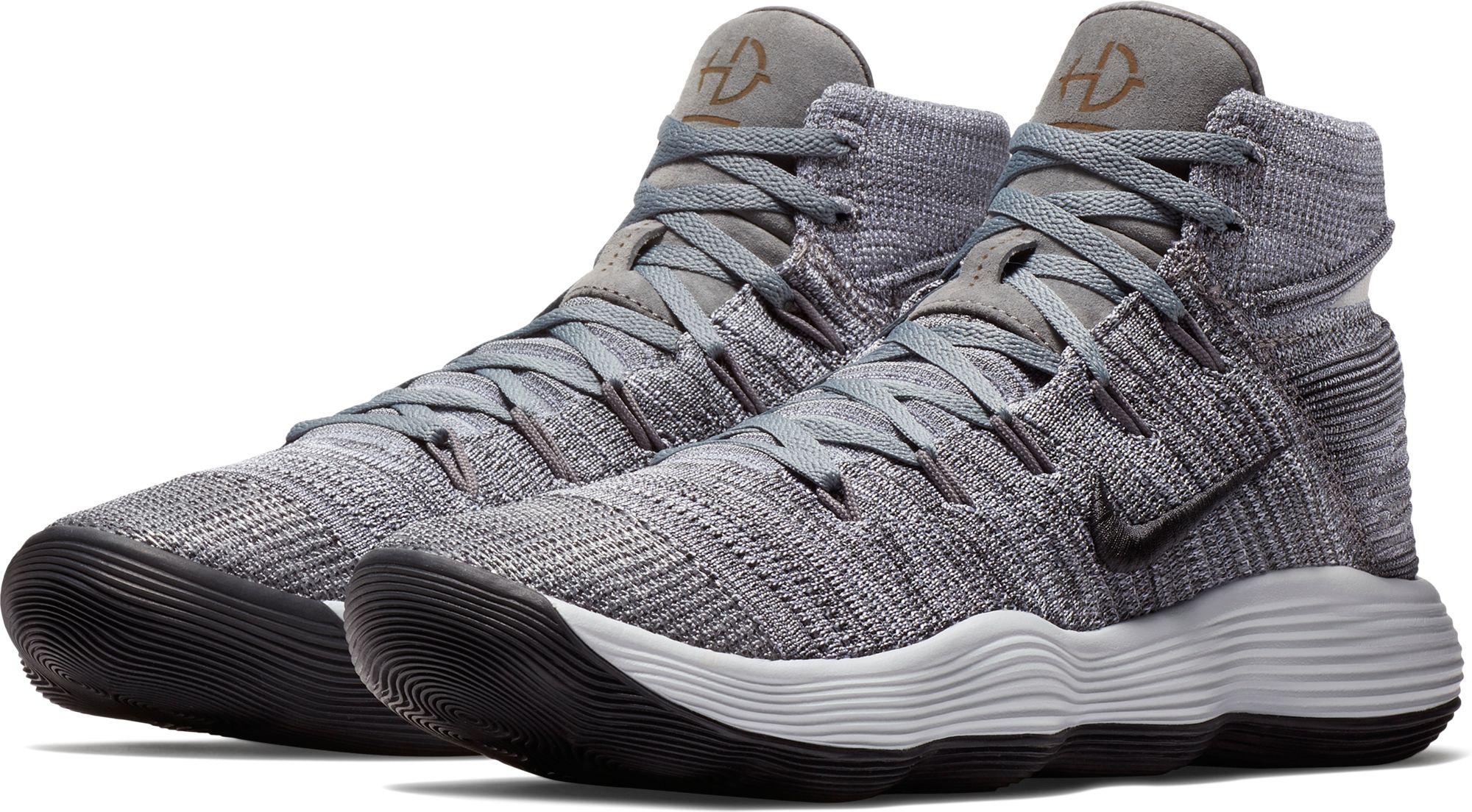 Lyst - Nike React Hyperdunk 2017 Flyknit Basketball Shoes in Gray for Men