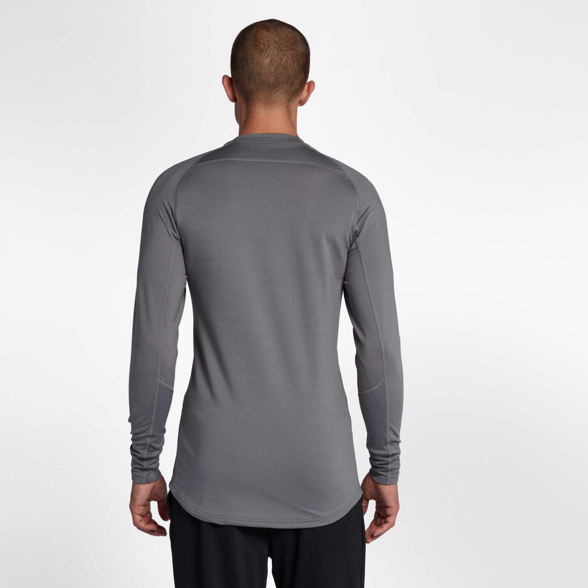 Nike Synthetic Pro Therma Dri-fit Long Sleeve Shirt in Black for Men - Lyst