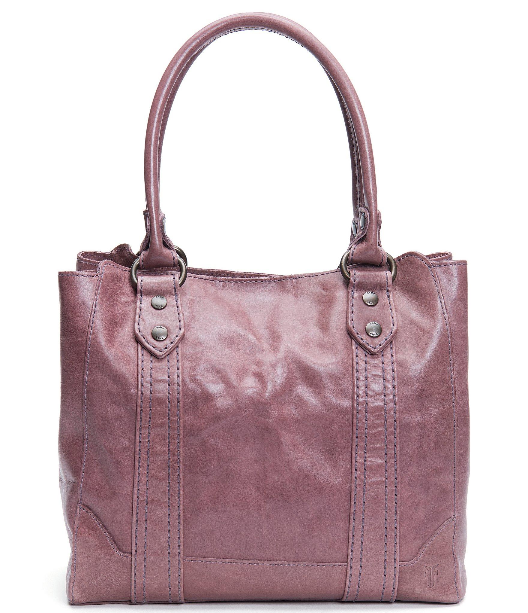 Frye Melissa Washed Leather Tote in Purple - Lyst