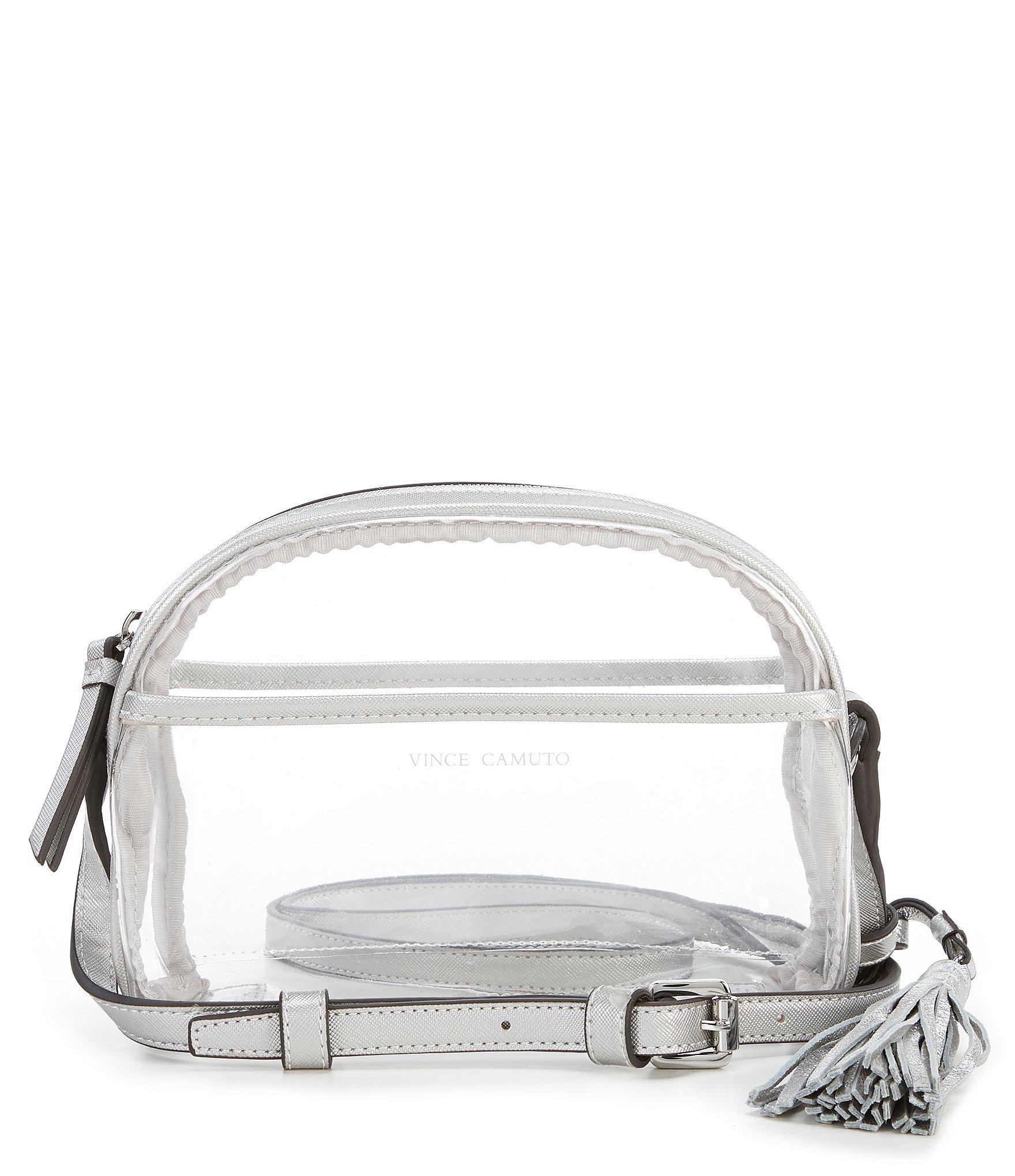 Lyst - Vince Camuto Aryna Clear Cross-body Bag in Metallic