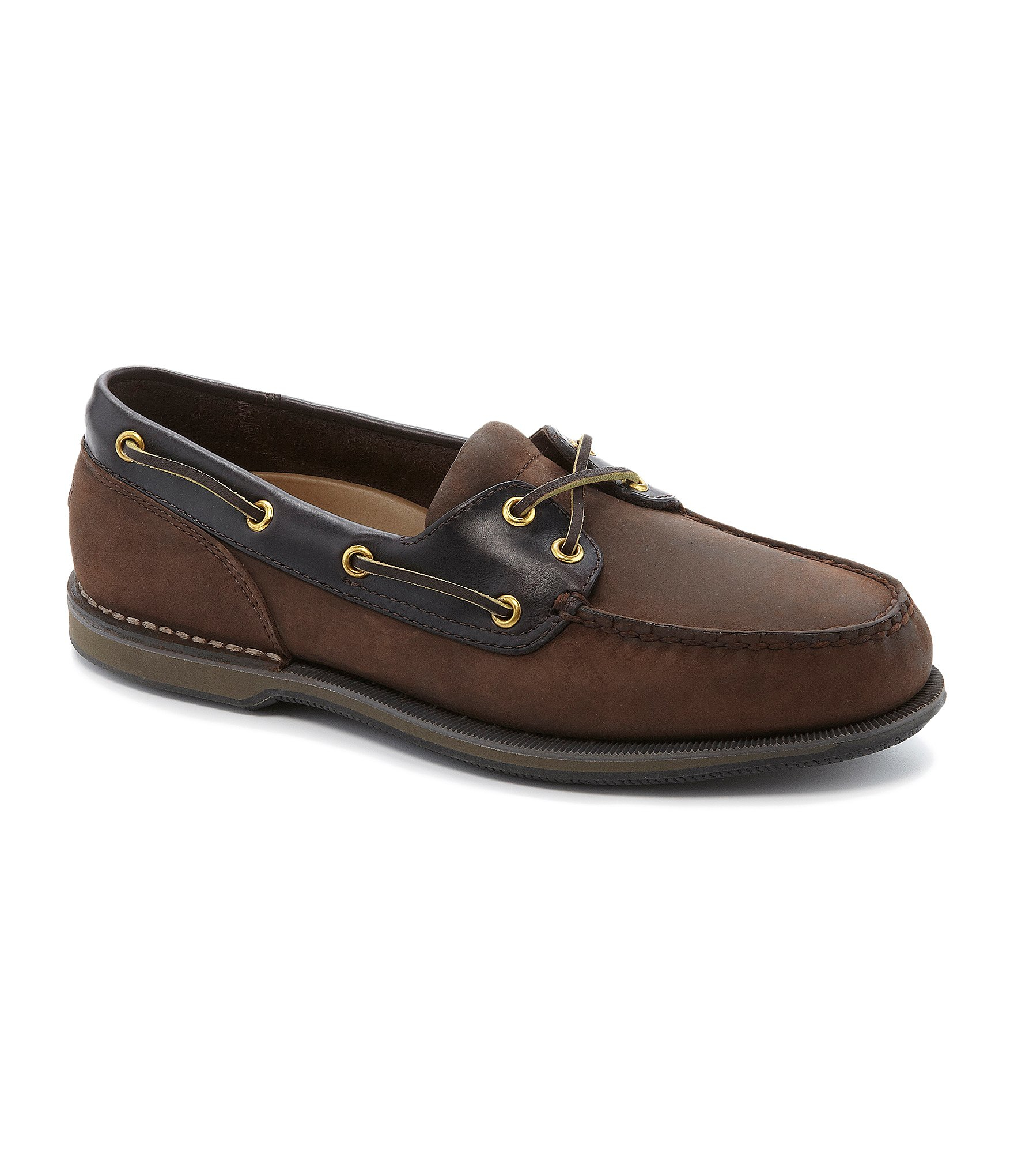 Rockport Perth Casual Boat Shoes in Brown for Men | Lyst
