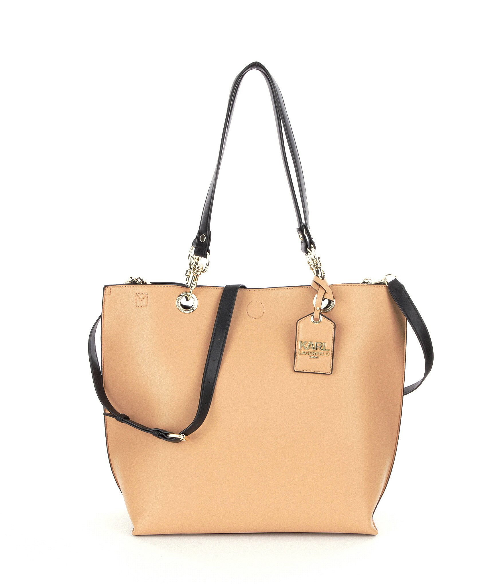 Lyst Karl Lagerfeld Bella Reversible Tote In Black Gallery