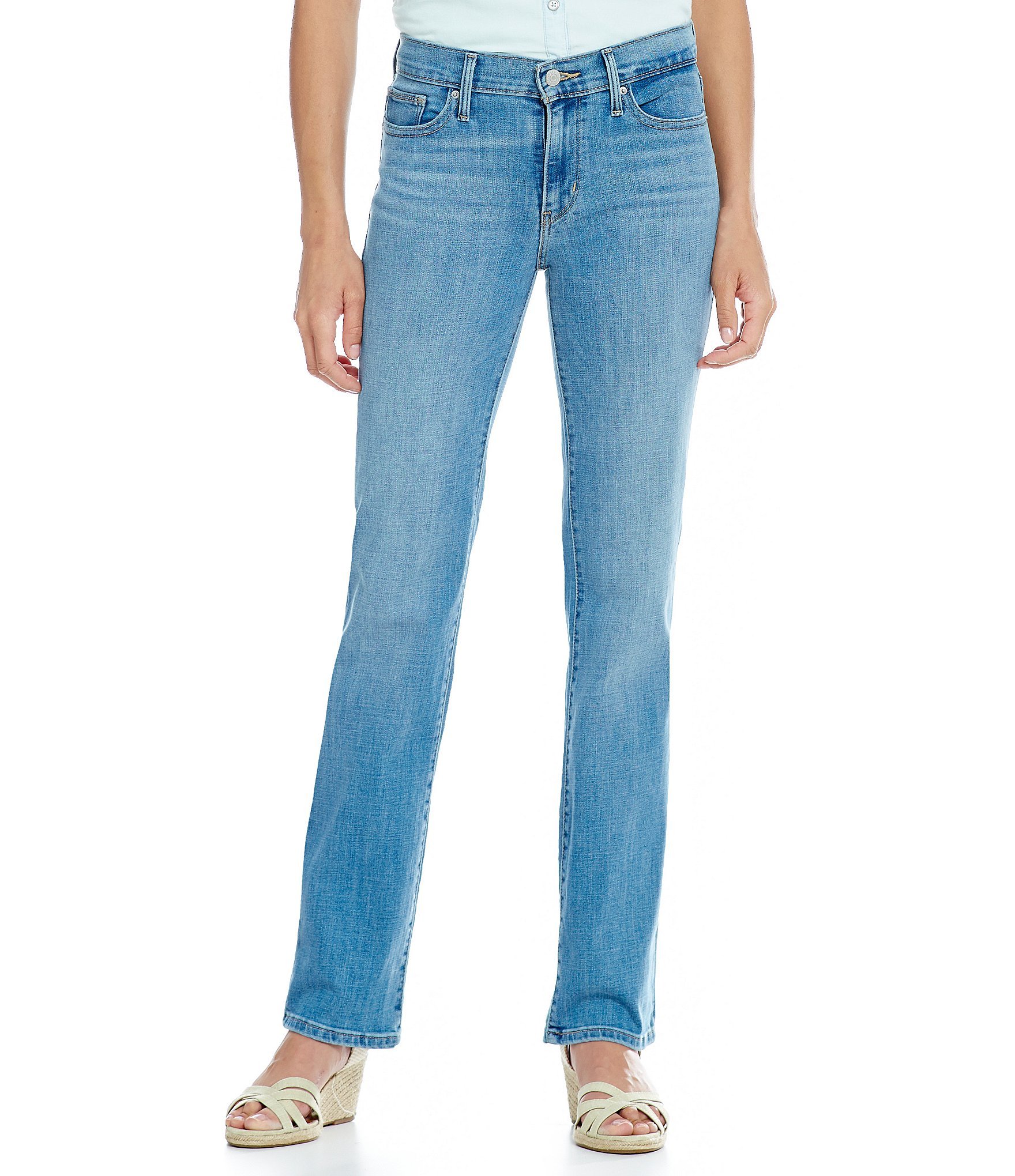 womens levis slimming straight leg jeans