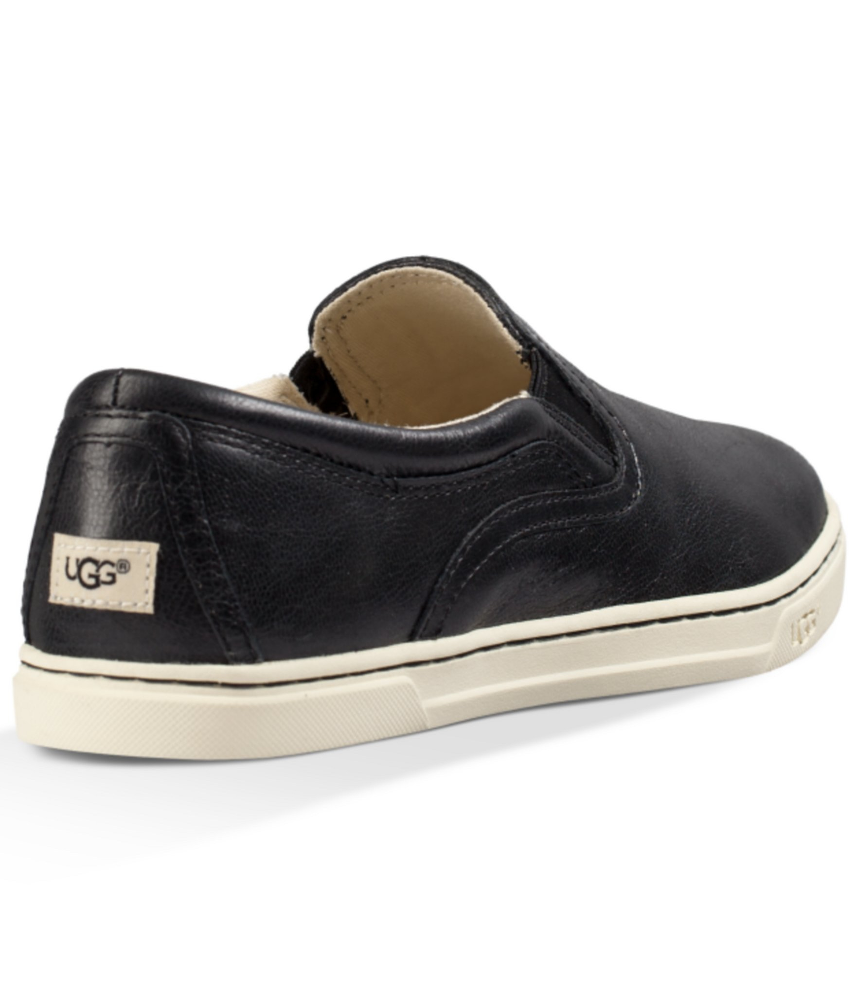 UGG ® Fierce Leather Sneakers in Black - Lyst