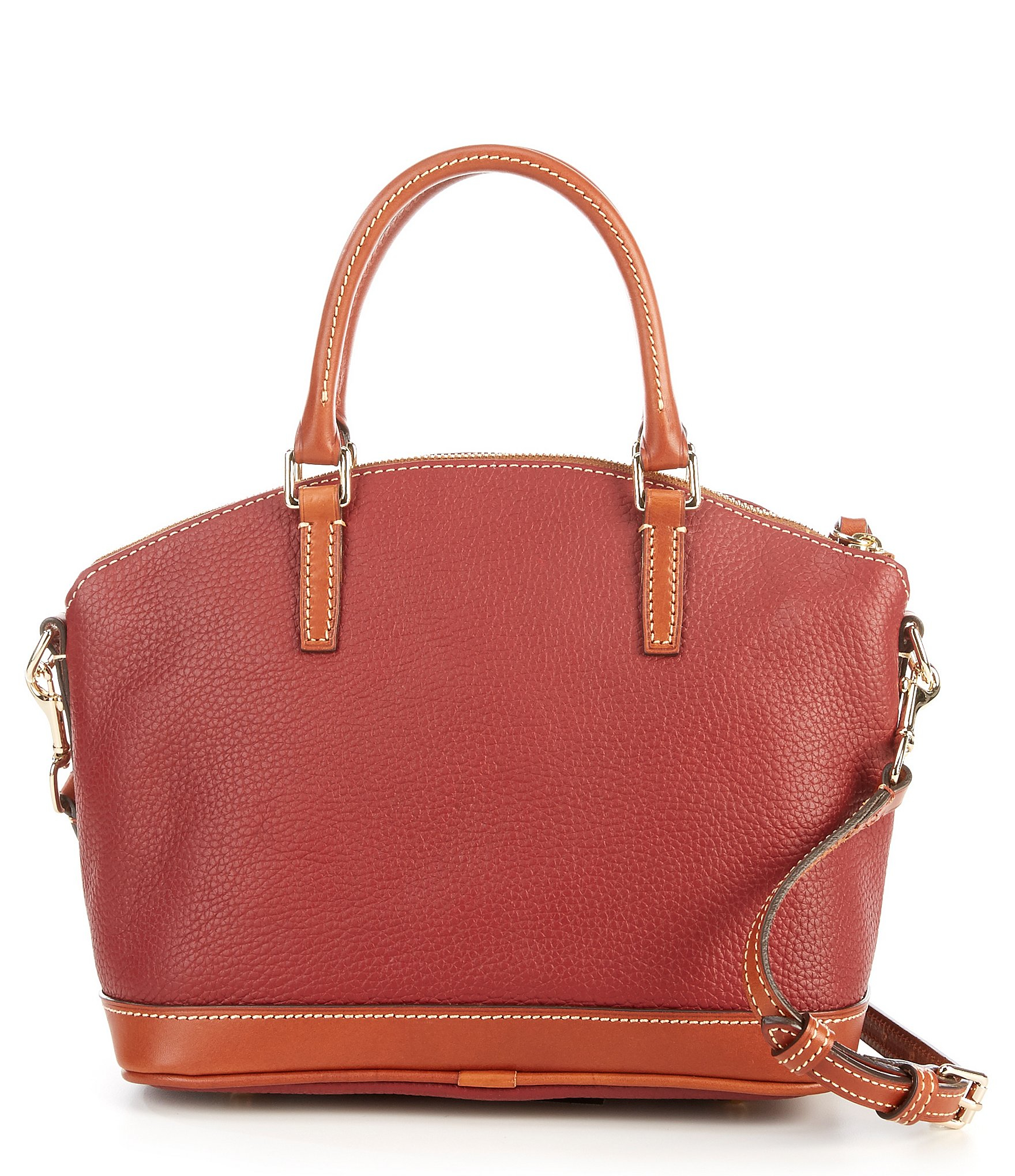 dooney red satchel