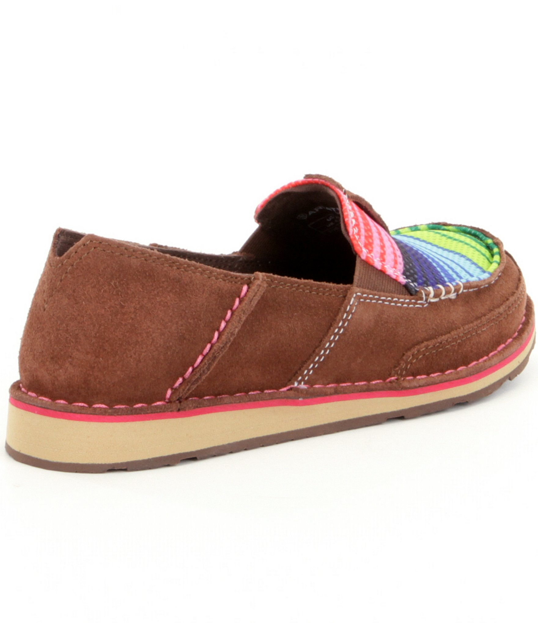 serape slip on shoes