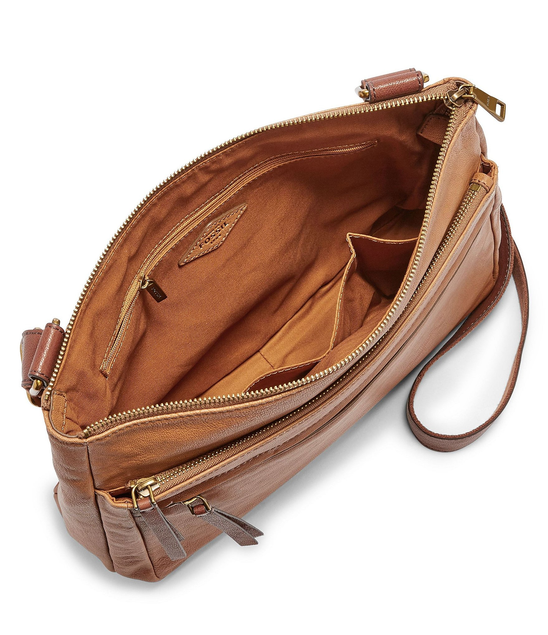 Lyst - Fossil Corey Large Cross-body Bag in Brown