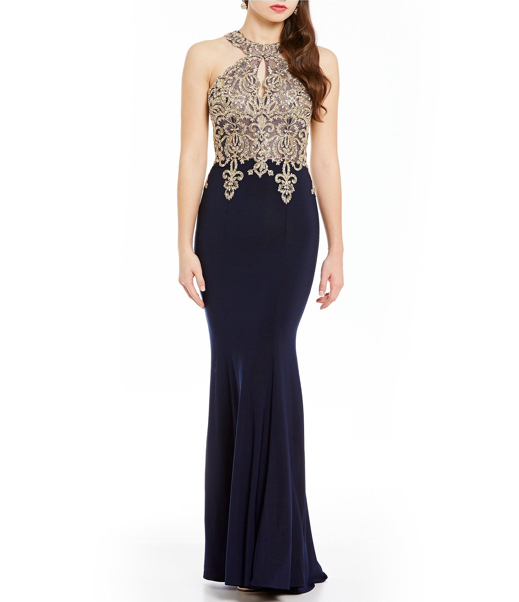 Xscape Gold Dress