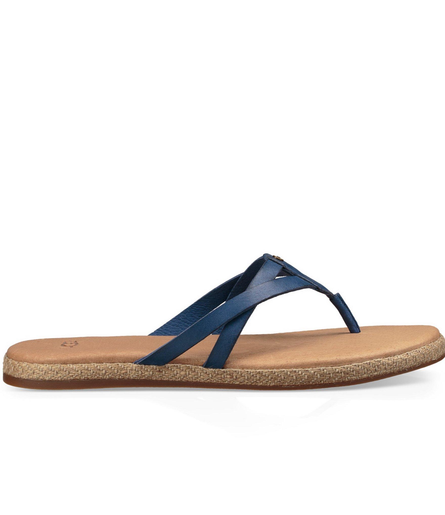 Lyst - UGG ® Annice Thong Sandals in Blue