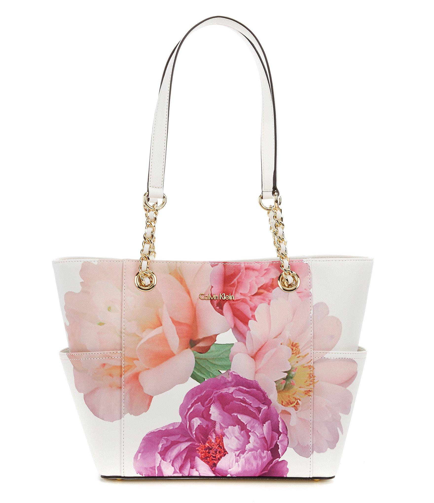 calvin klein floral purse