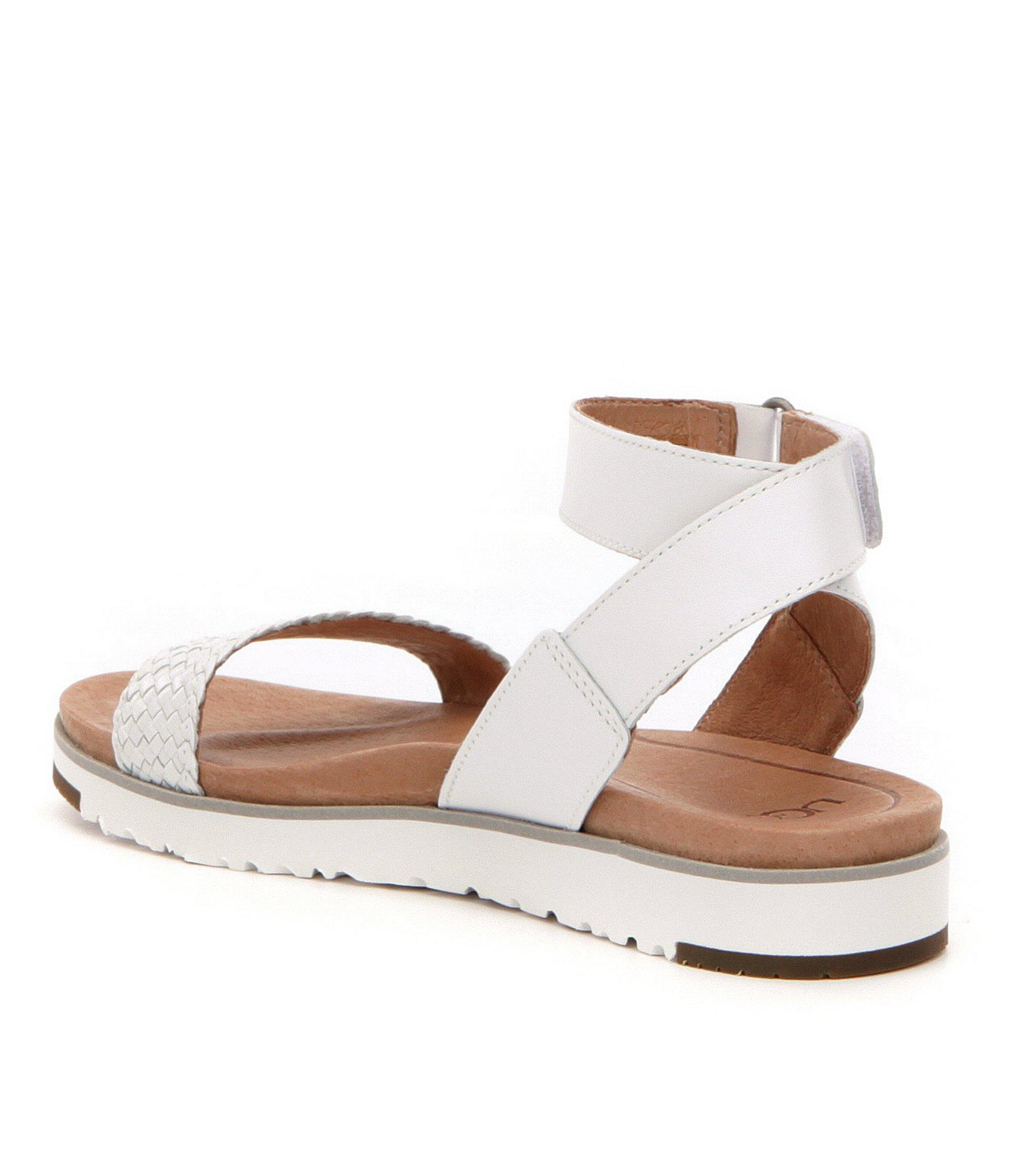 Lyst - Ugg ® Laddie Leather Sandals in White