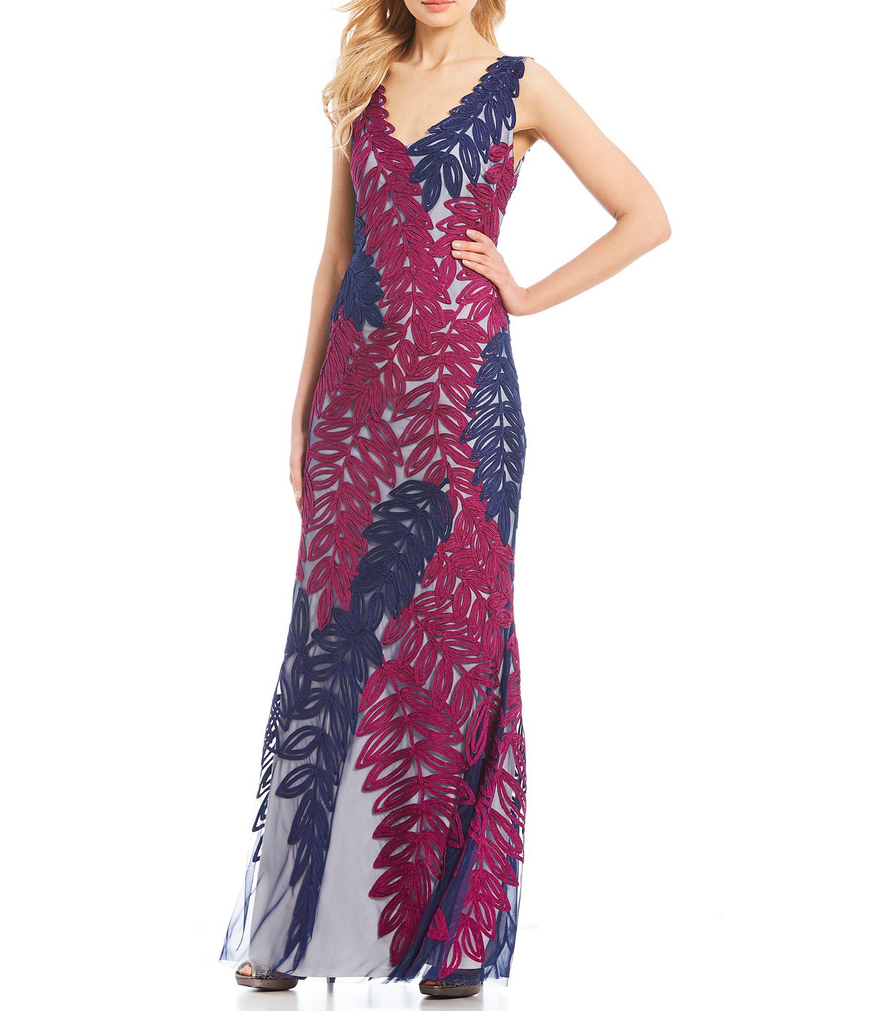 js collections leaf soutache trumpet gown