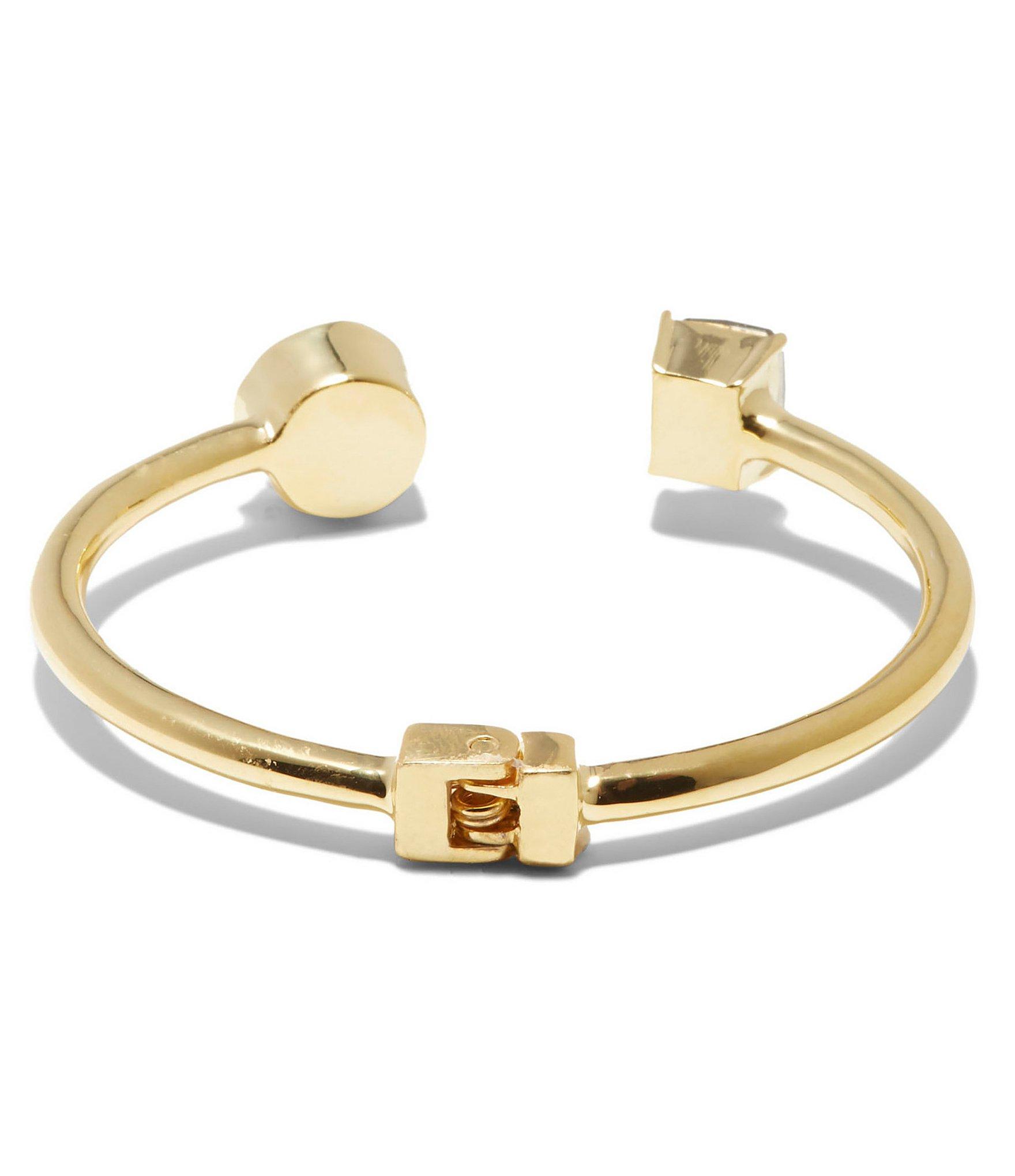 Lyst Vince Camuto Spring Hinge Cuff Bracelet in Metallic