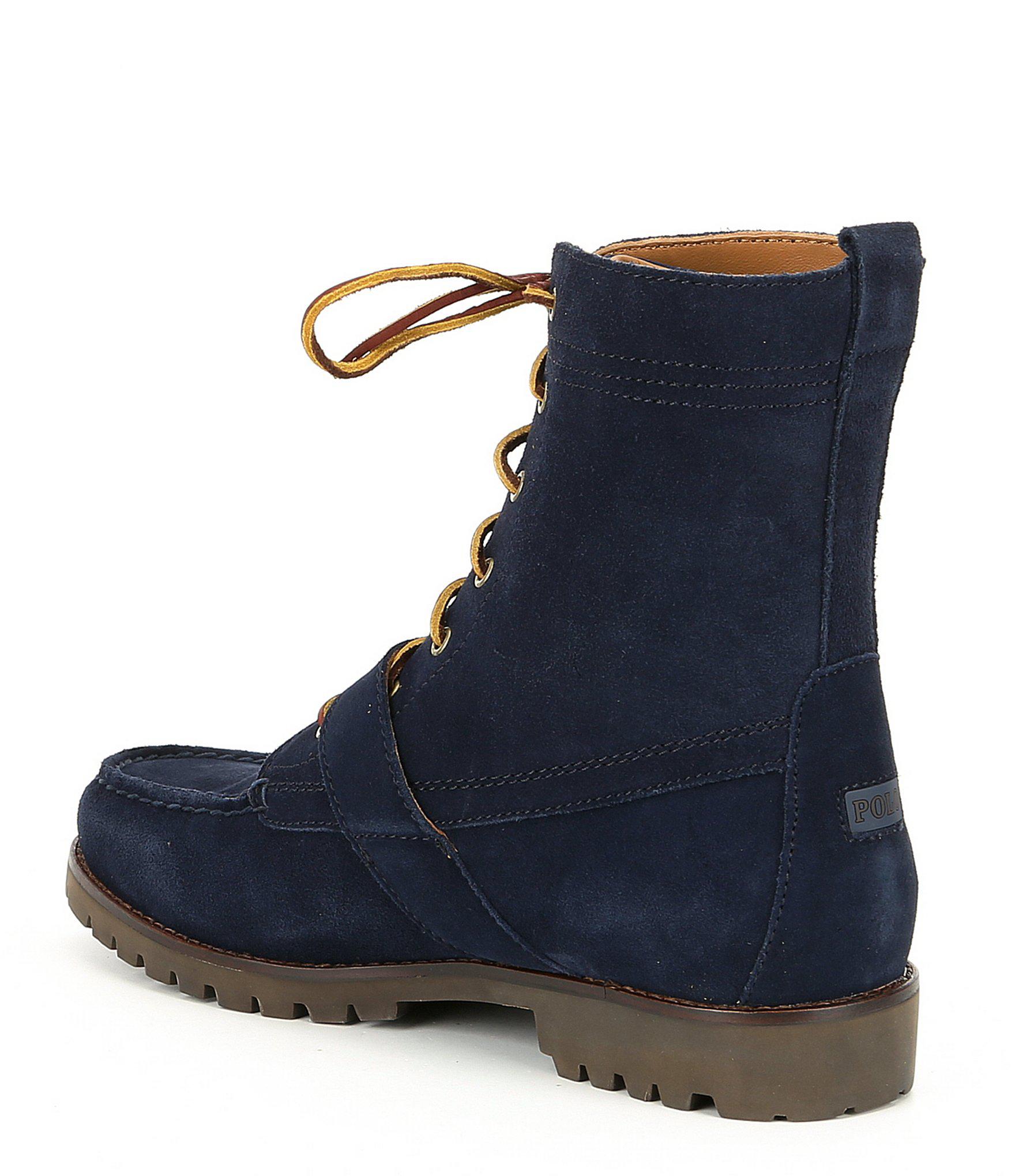polo ralph lauren men's ranger suede boots