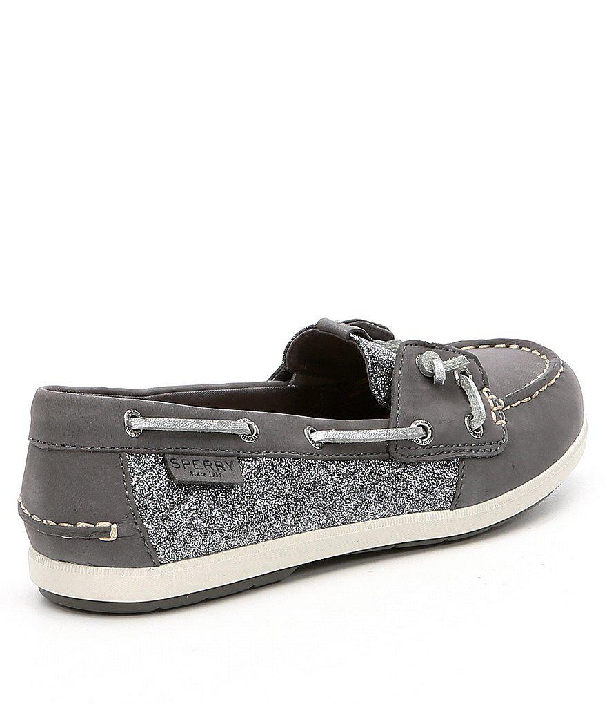 sperry coil ivy sparkle boat shoe