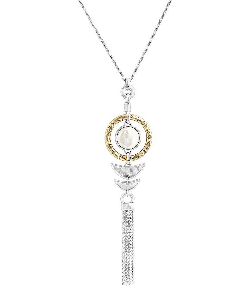 Lyst Lucky Brand Fish Pendant Necklace In Metallic Fish Pendant Necklace Lyst View Fullscreen