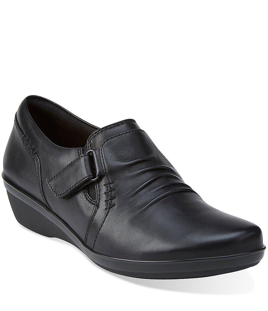 Clarks Leather Everlay Coda Loafers in Black Lyst Clarks Leather Everlay Coda Loafers in Black Lyst