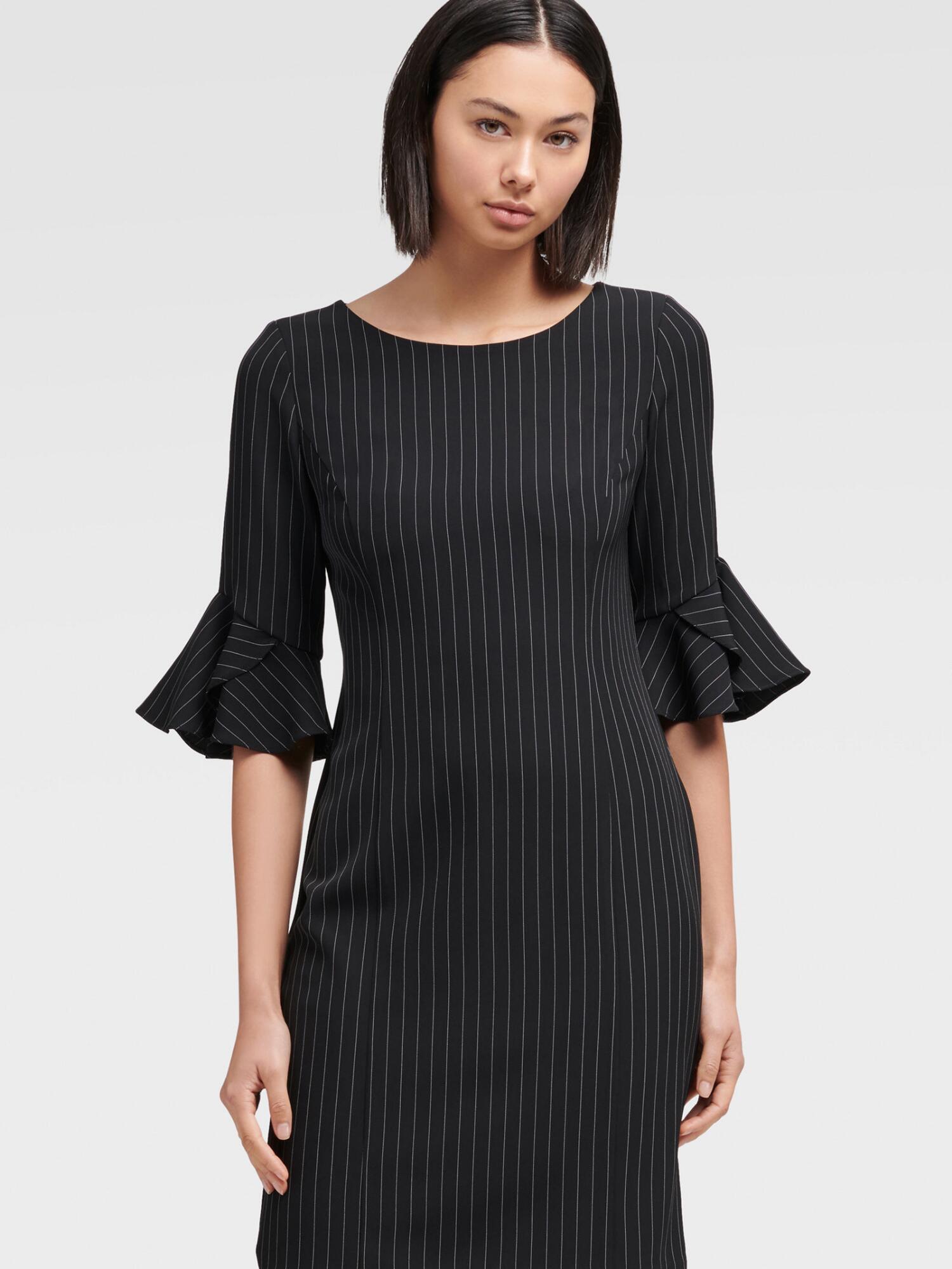 dkny bell sleeve dress