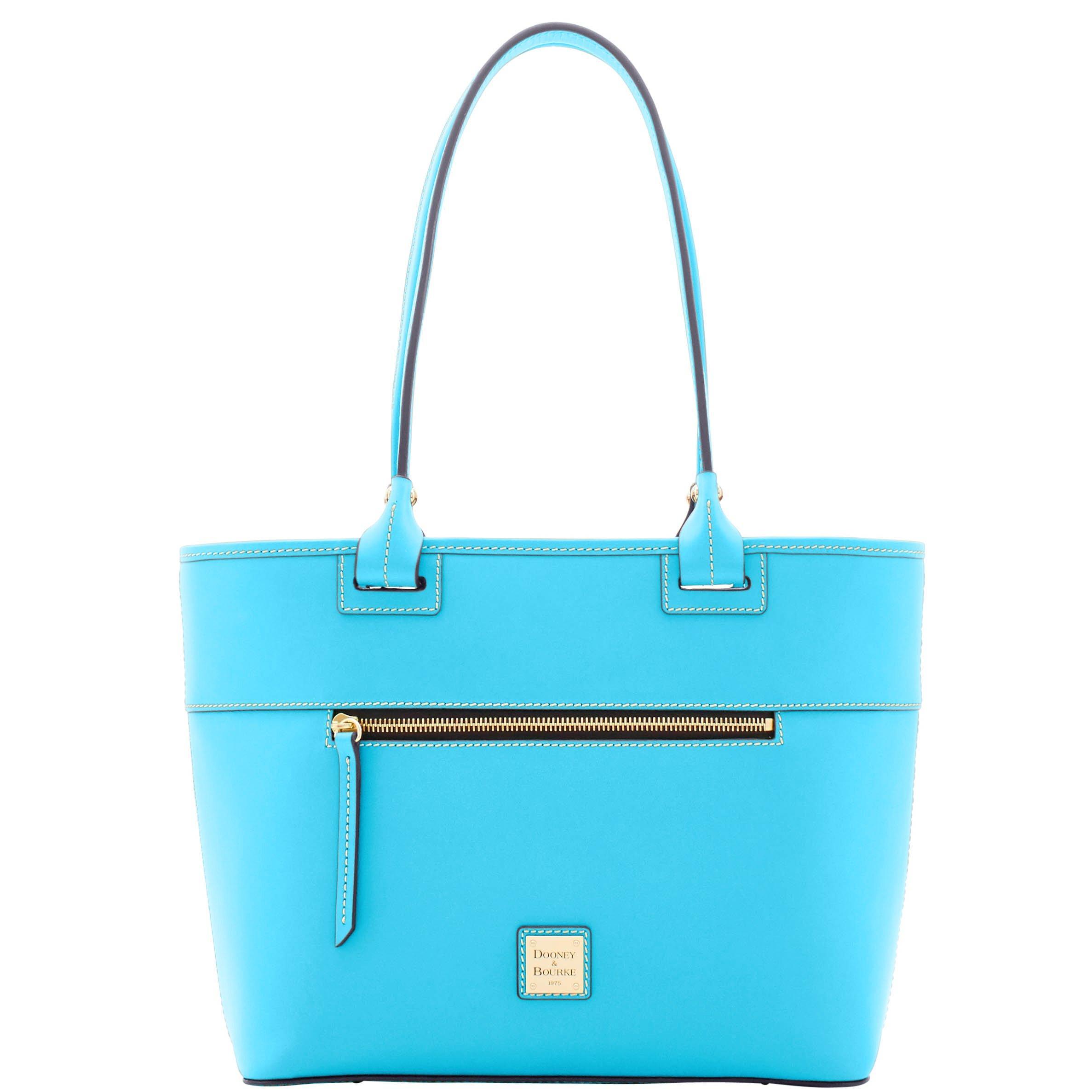 Dooney & Bourke Leather Beacon Zip Tote in Light Blue (Blue) - Save 28% ...