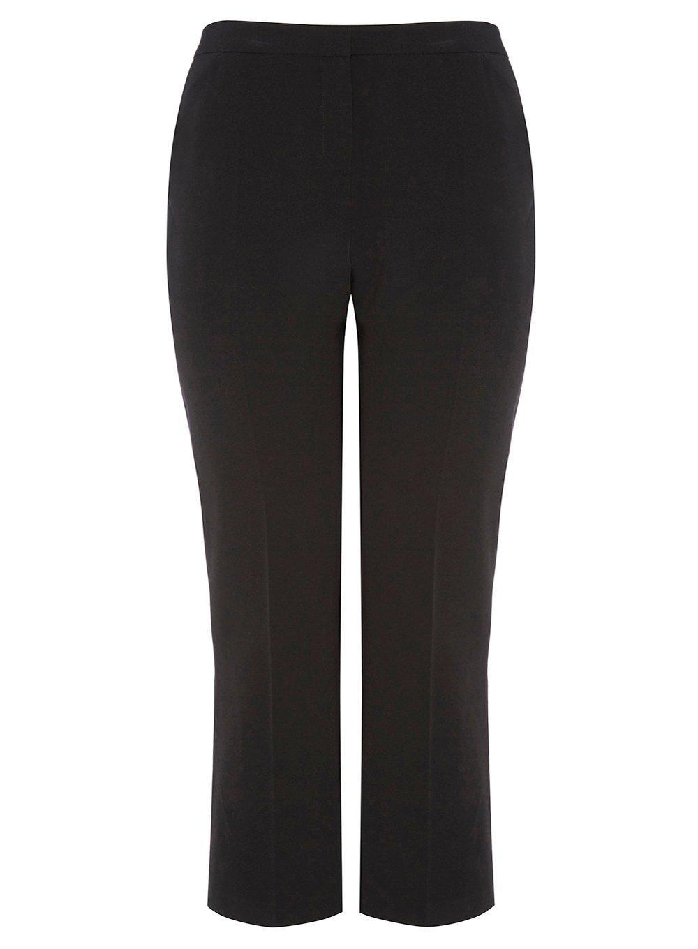 Lyst - Dorothy Perkins Dp Curve Black Formal Tailored Fit Bootcut Leg ...