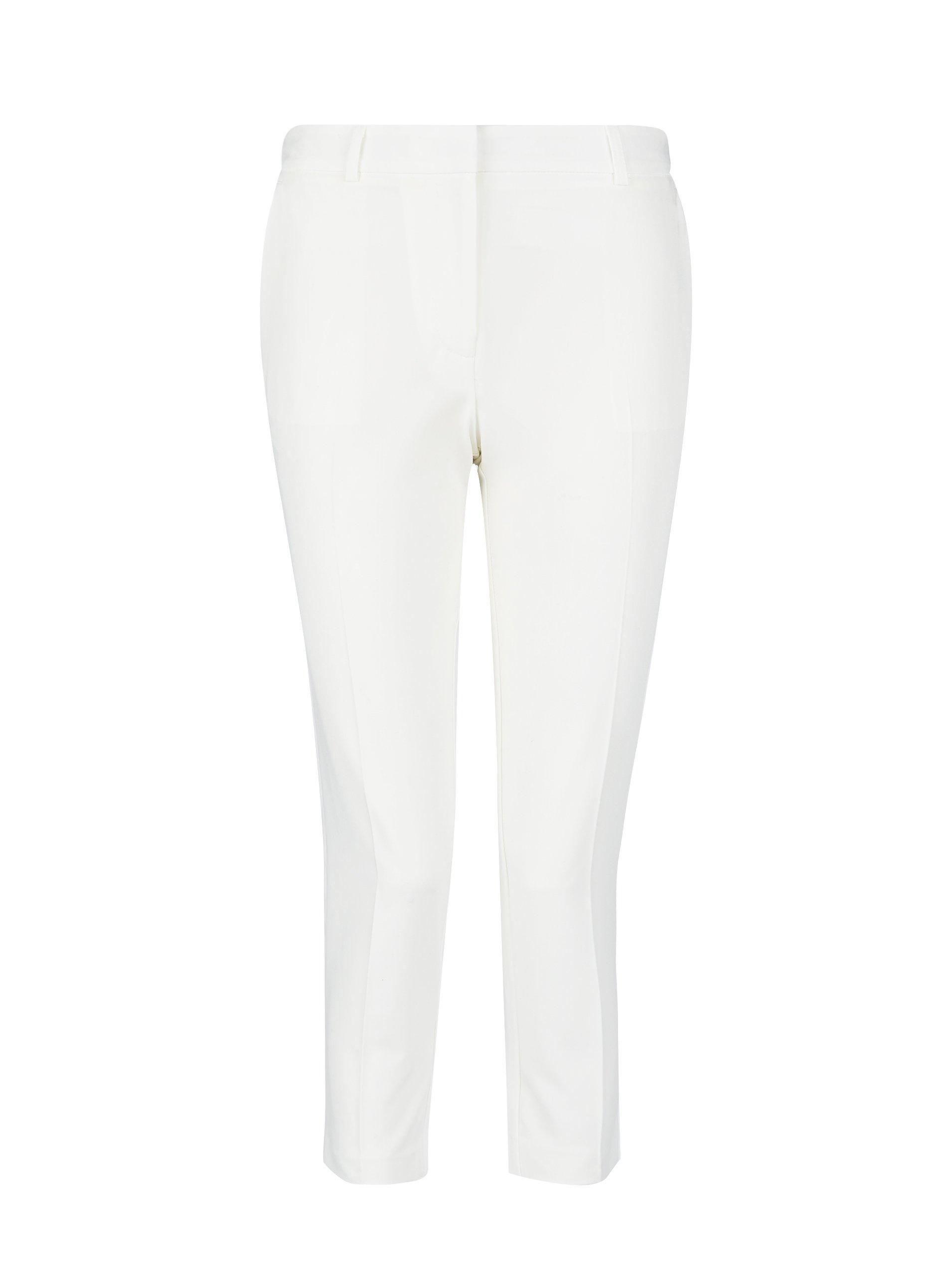 Dorothy Perkins Petite Ivory Naples Ankle Grazer Trousers in White - Lyst