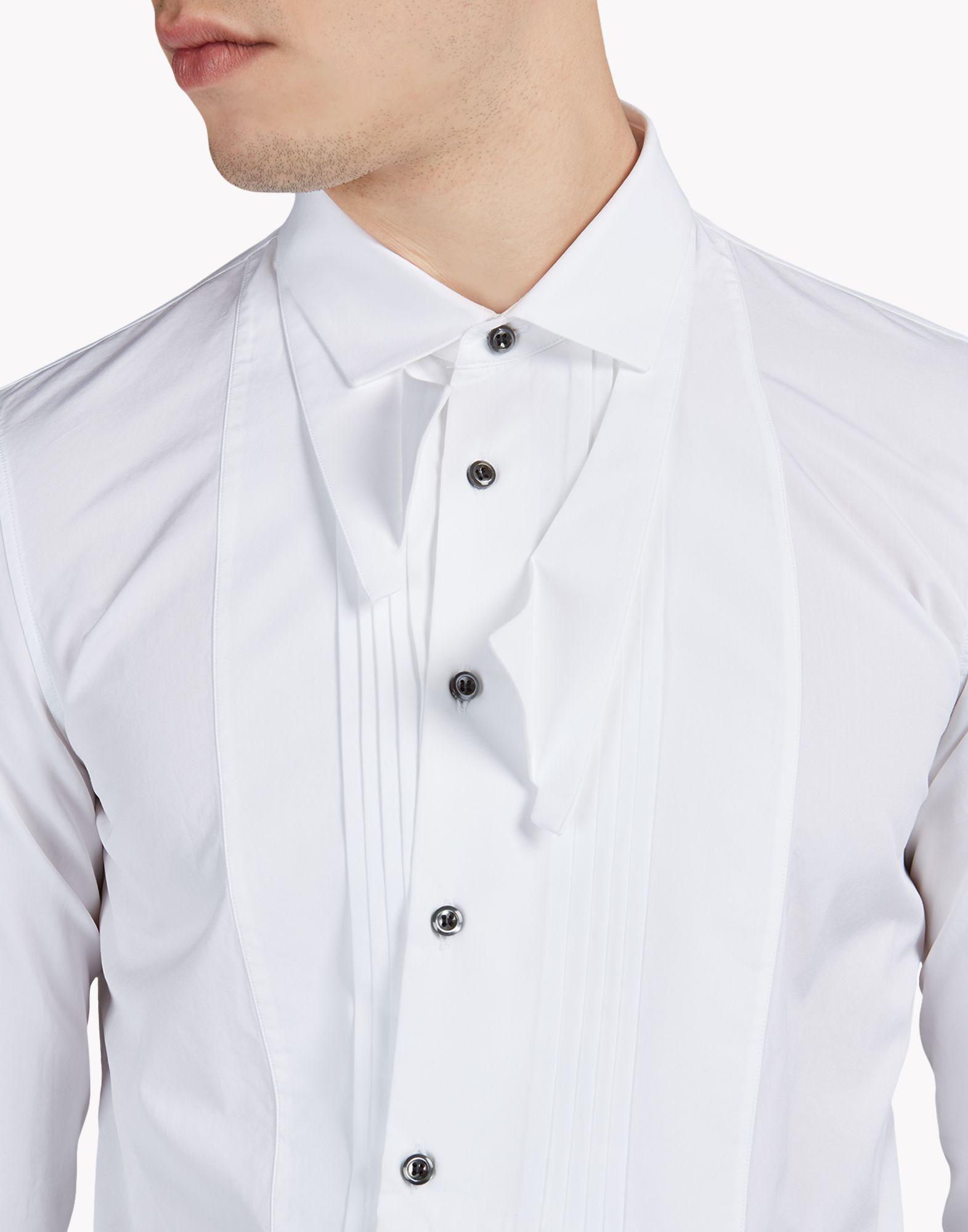 Lyst Dsquared² Bib Shirt in White for Men