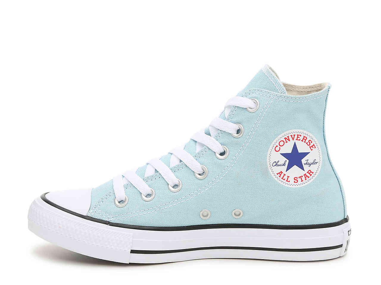 Lyst - Converse Chuck Taylor All Star Hi High-top Sneaker in Blue