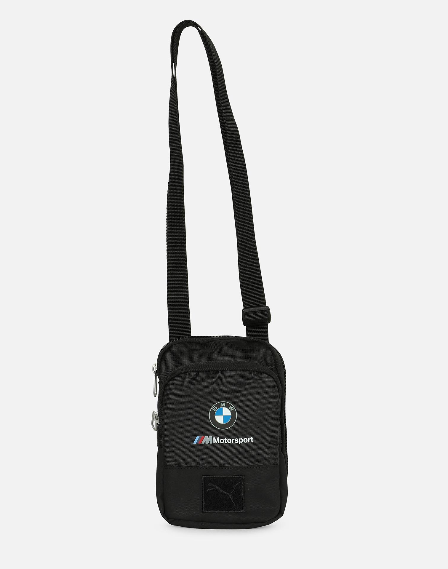 PUMA Bmw Motorsport Small Portable Bag in Black - Lyst