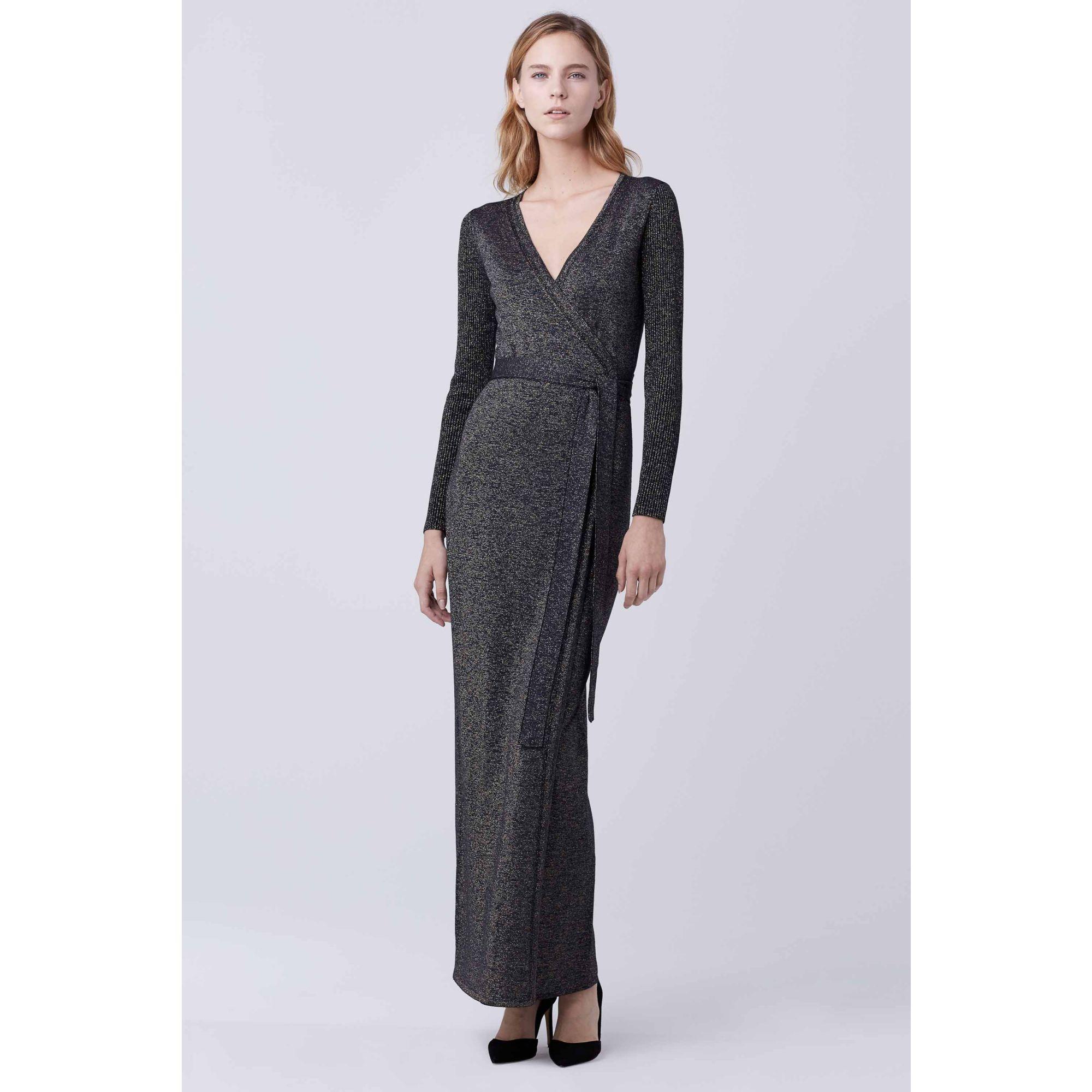 knit wrap maxi dress