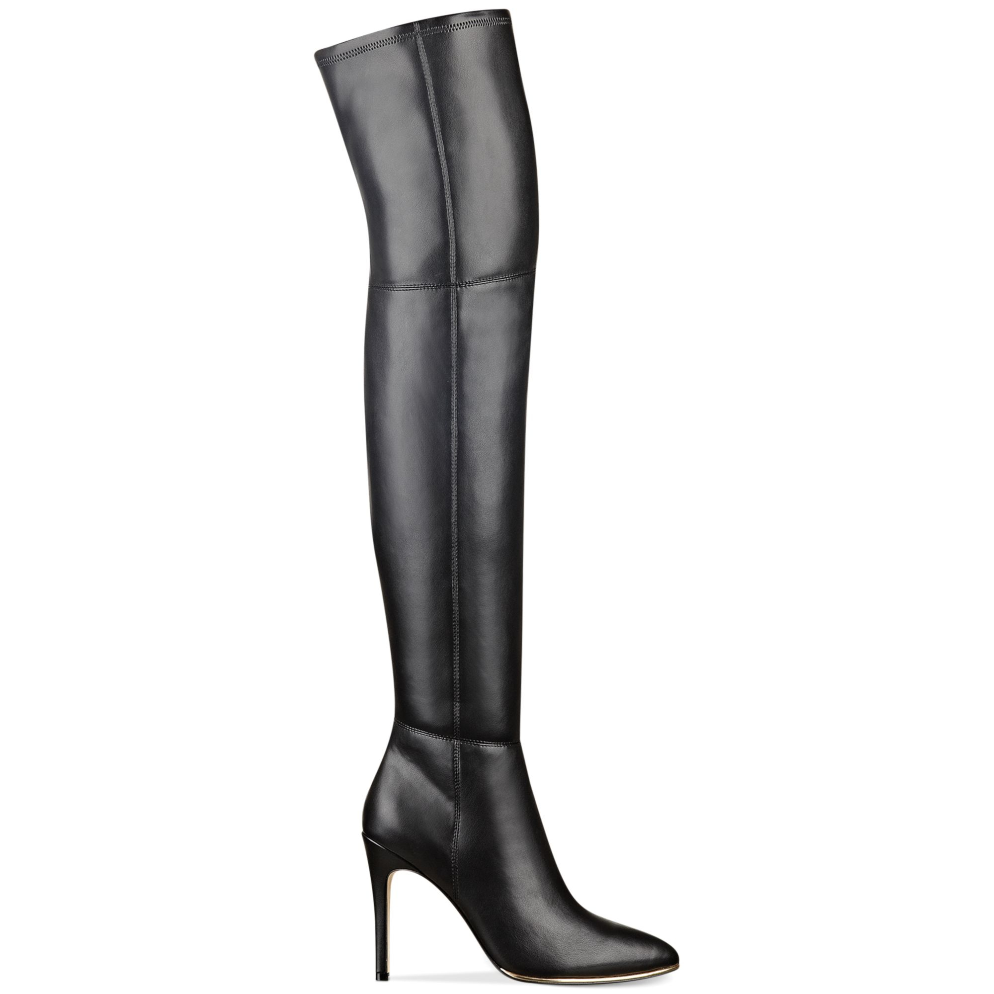 Lyst Guess Womens Zonian Over The Knee Boots in Black