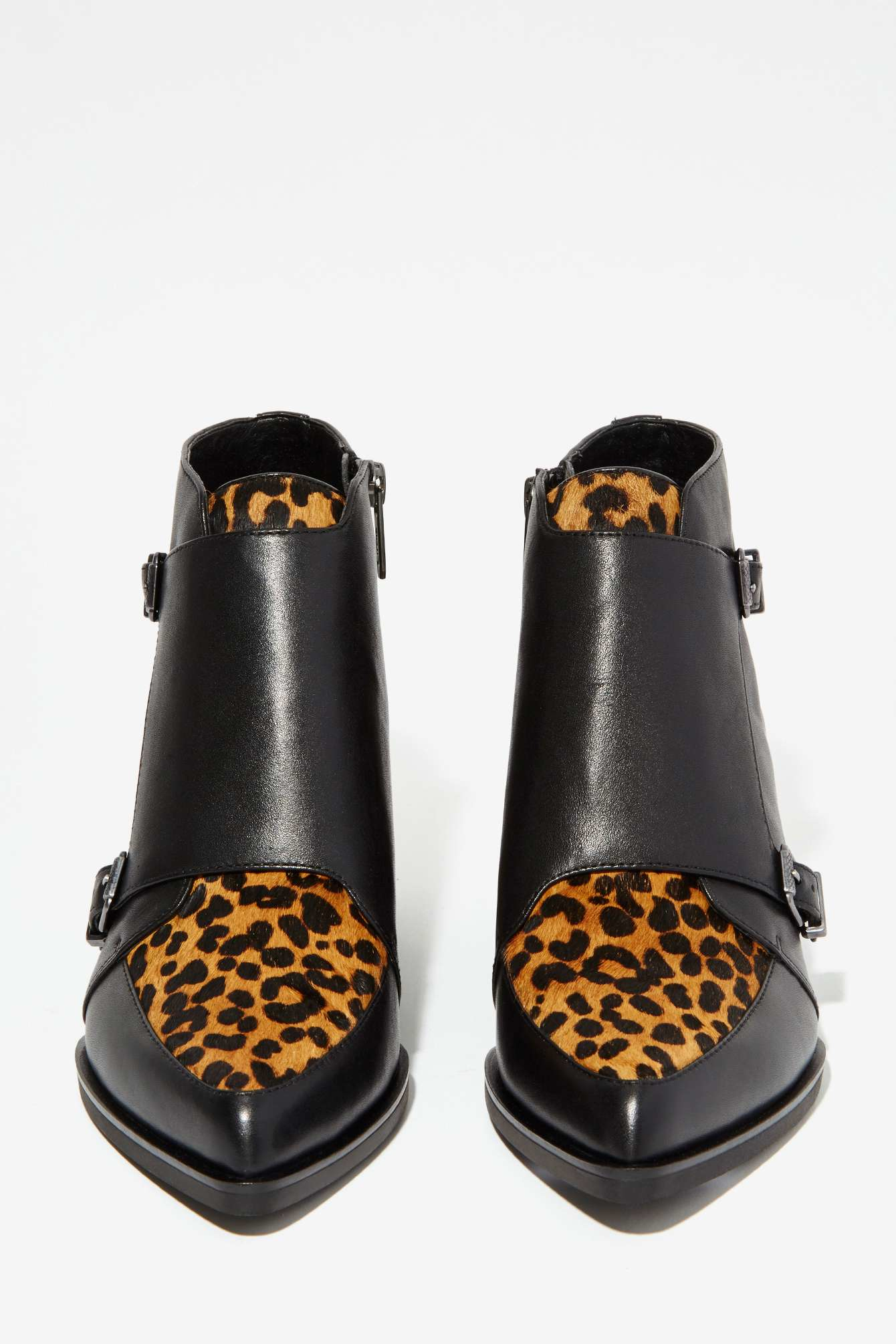 black pony hair shoes