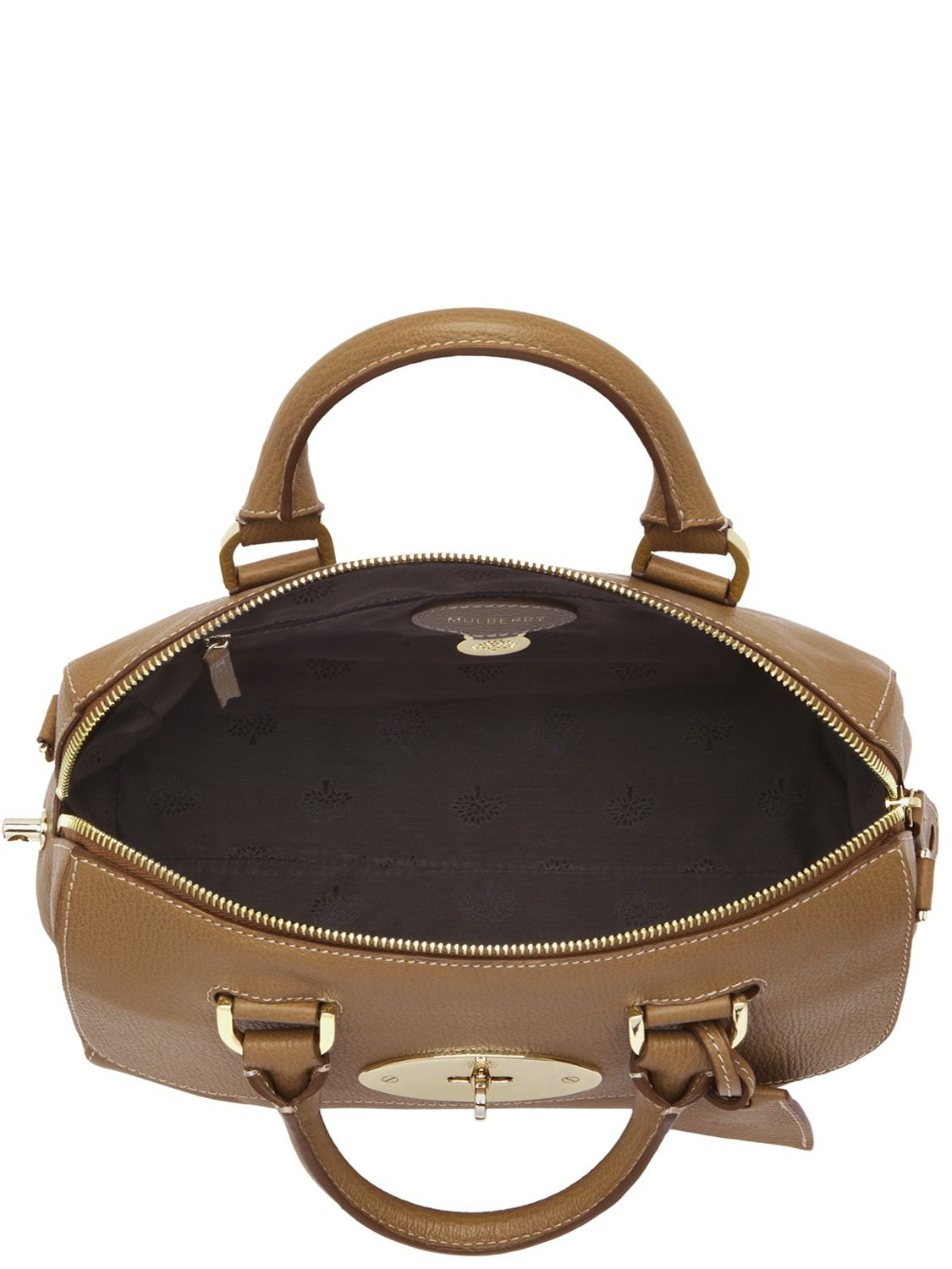 mulberry small tan bag