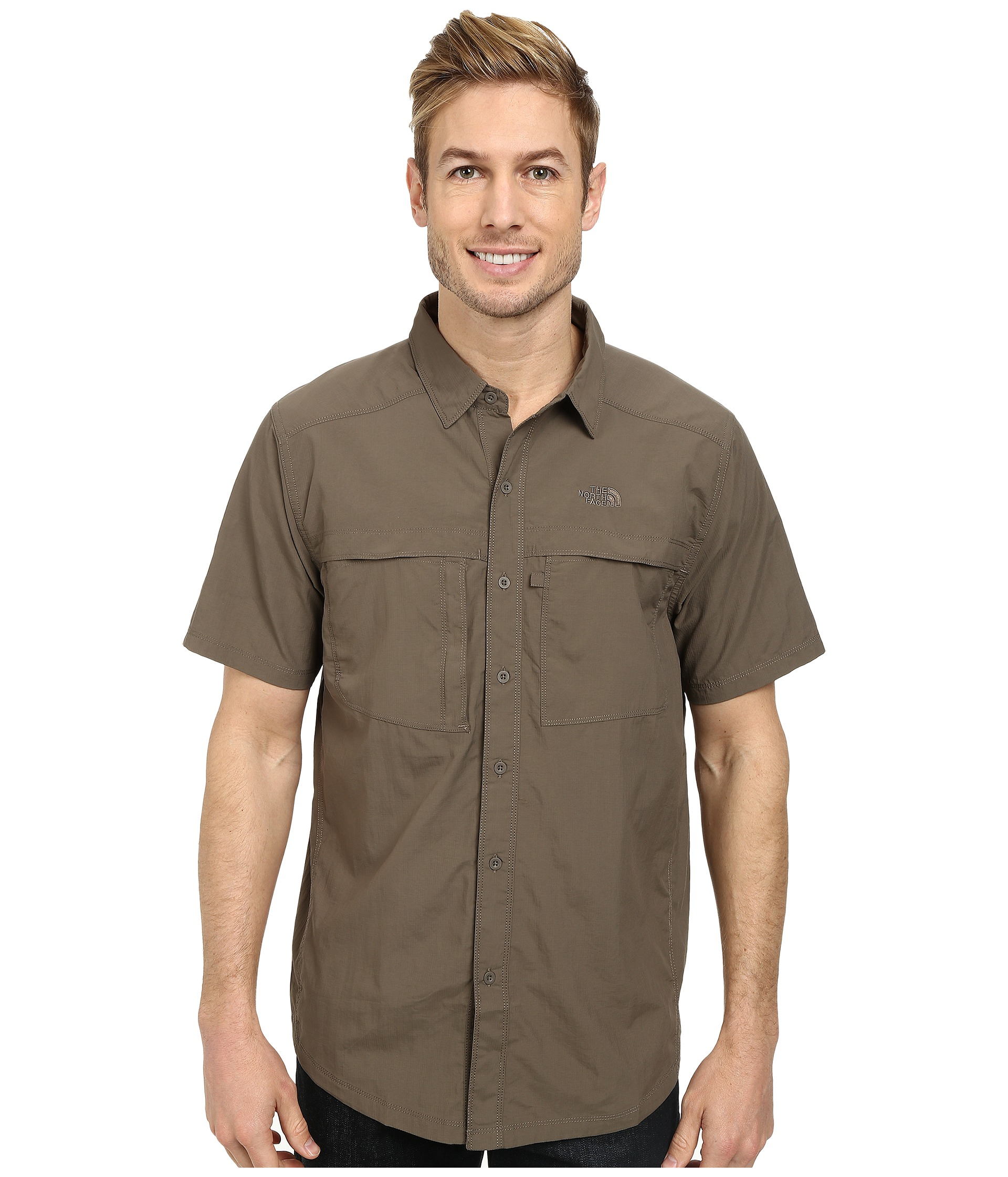 The North Face Mens Long Sleeve Cool Horizon Shirtr Weimaraner Brown - Shirts & Tops The North Face Mens Long Sleeve Cool Horizon Shirtr Weimaraner Brown - Shirts & Tops