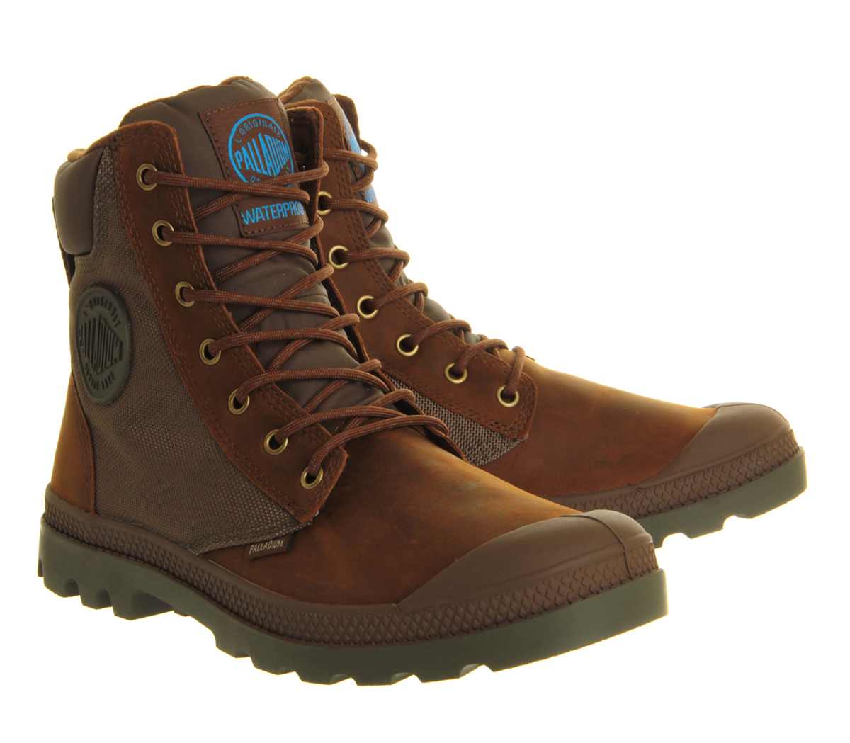 brown palladium boots