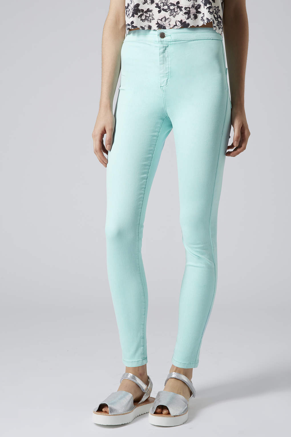 Mint Green Denim Leggings in Green Lyst