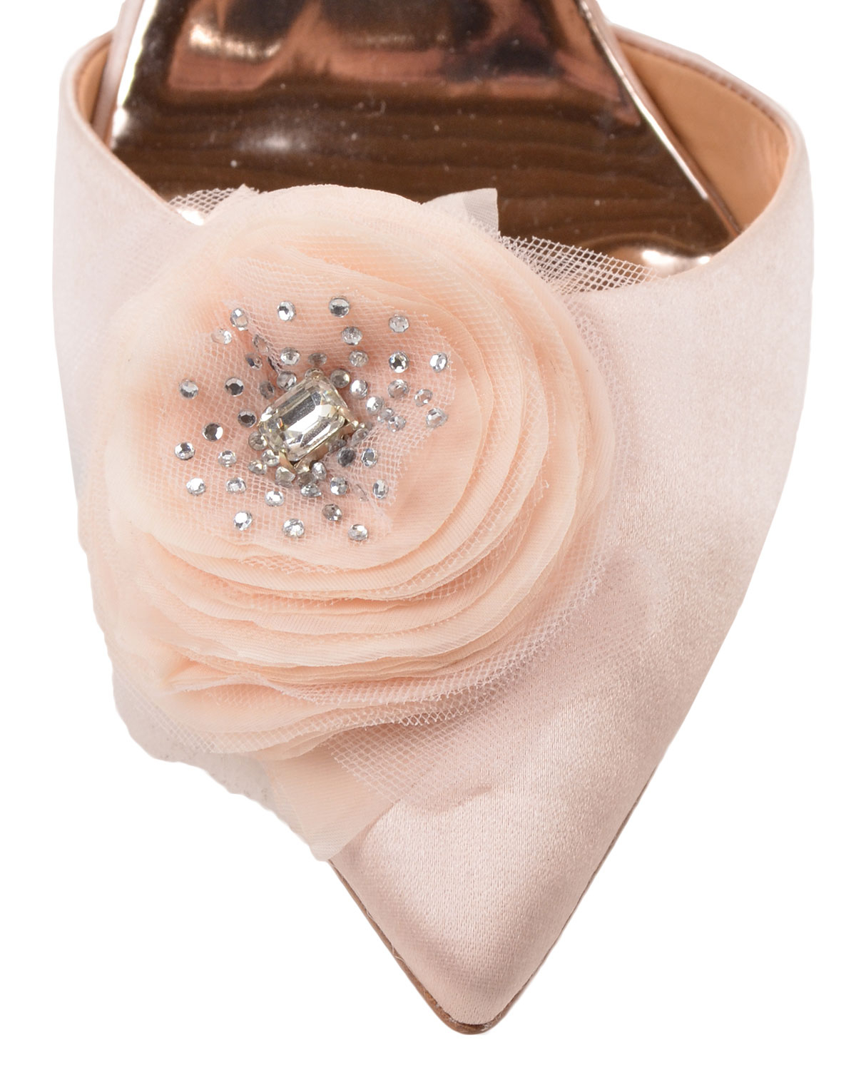 badgley mischka flower shoes