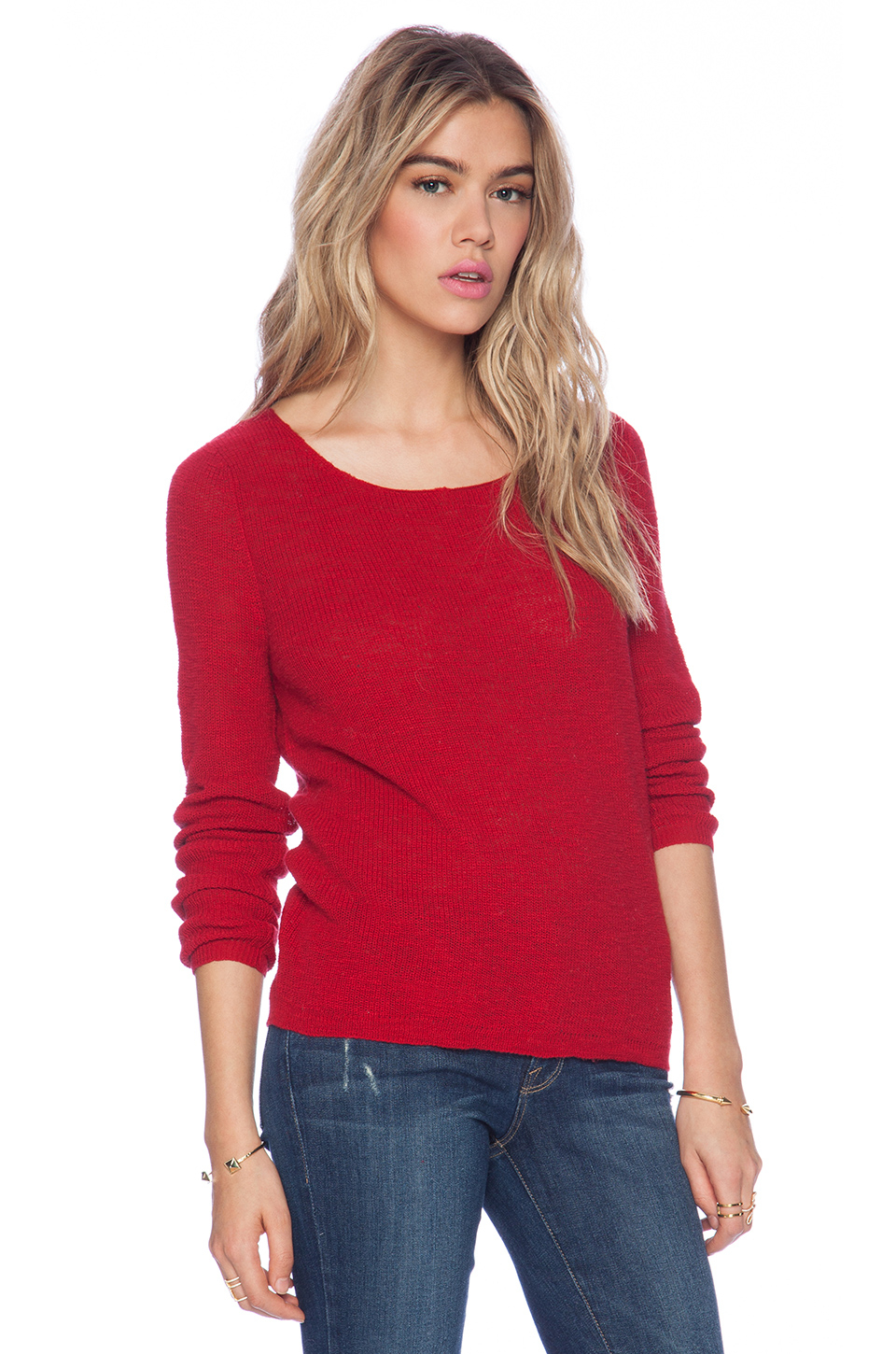 Lyst - American Vintage Oram Sweater in Red