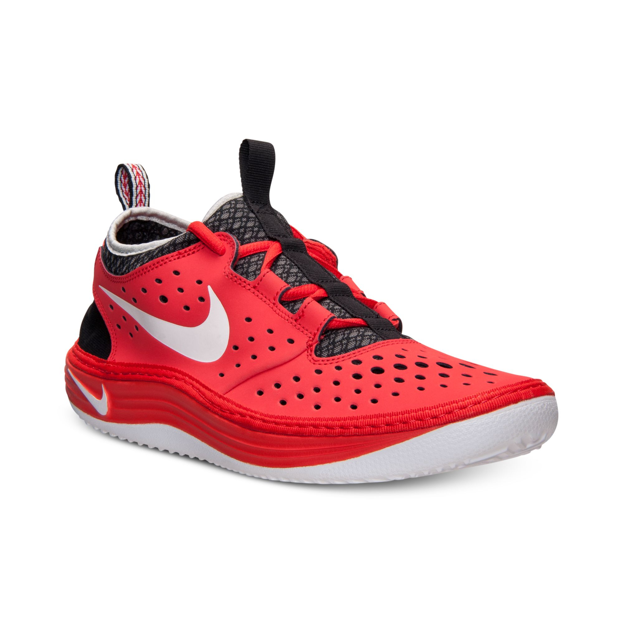 mens red nike sandals