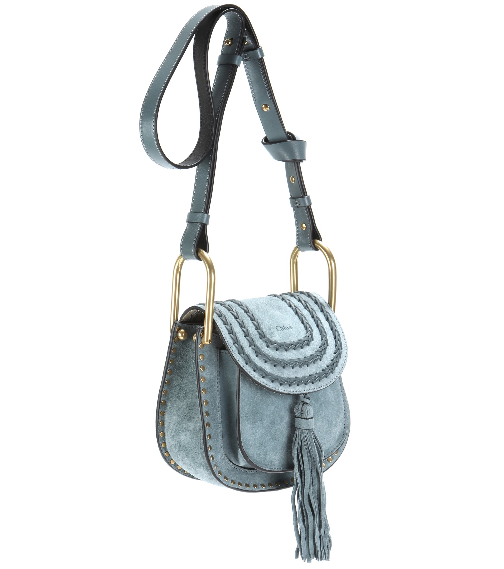 fake chloe purse - Chlo Hudson Small Suede Shoulder Bag in Blue | Lyst