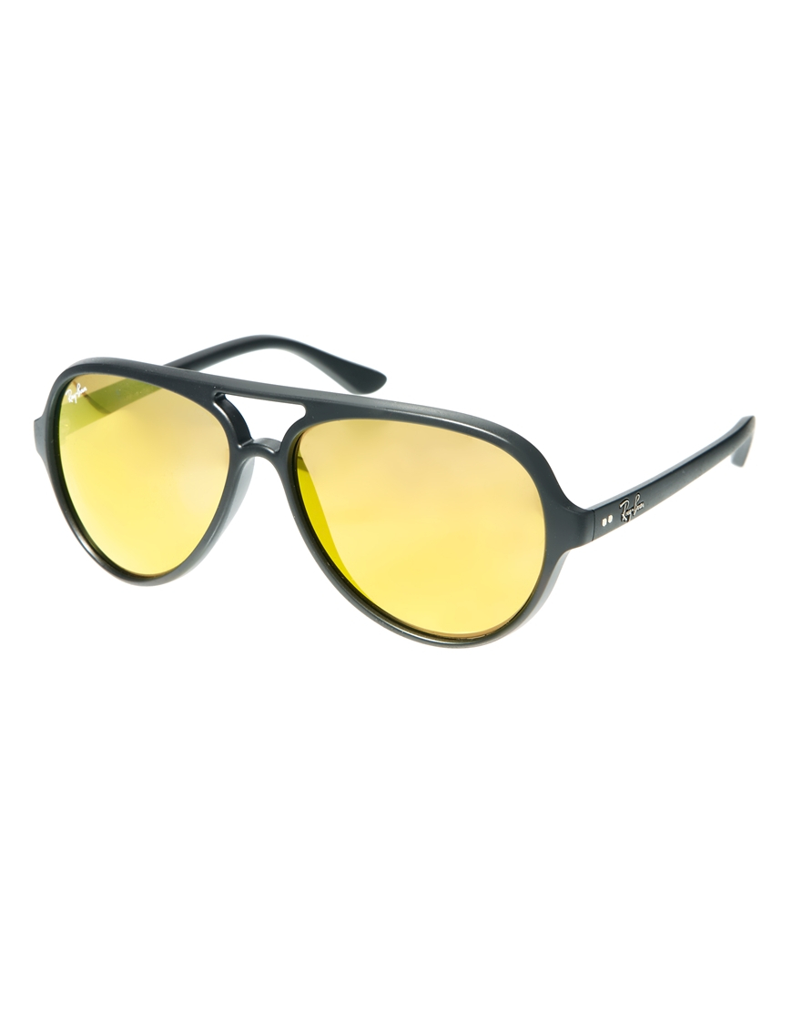 Rayban Aviator Sunglasses in Black for Men Lyst