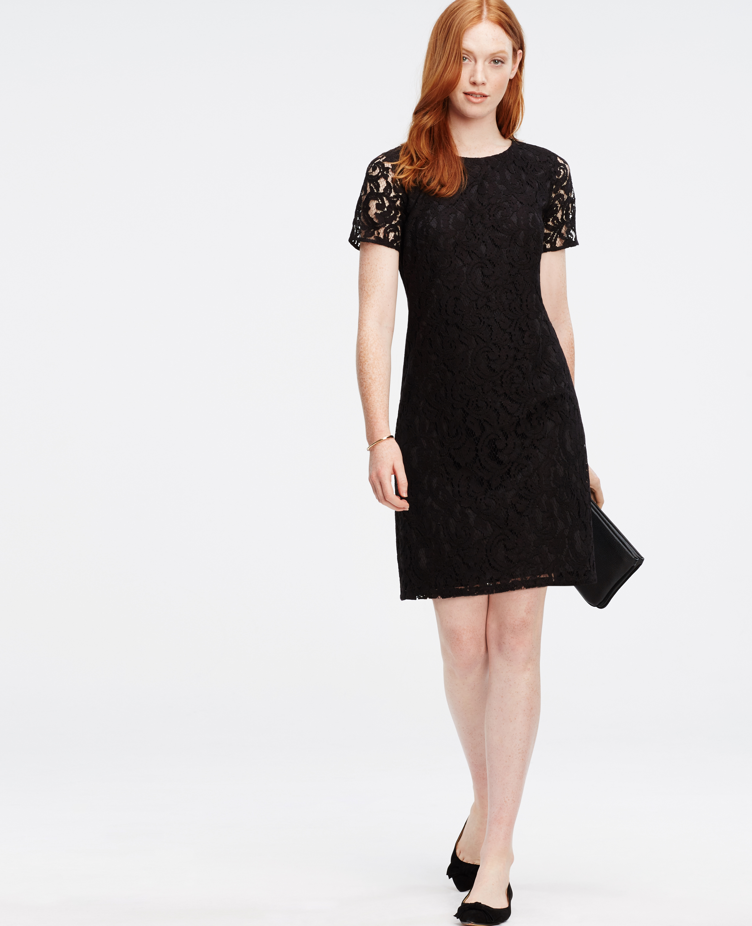 ann taylor black dress