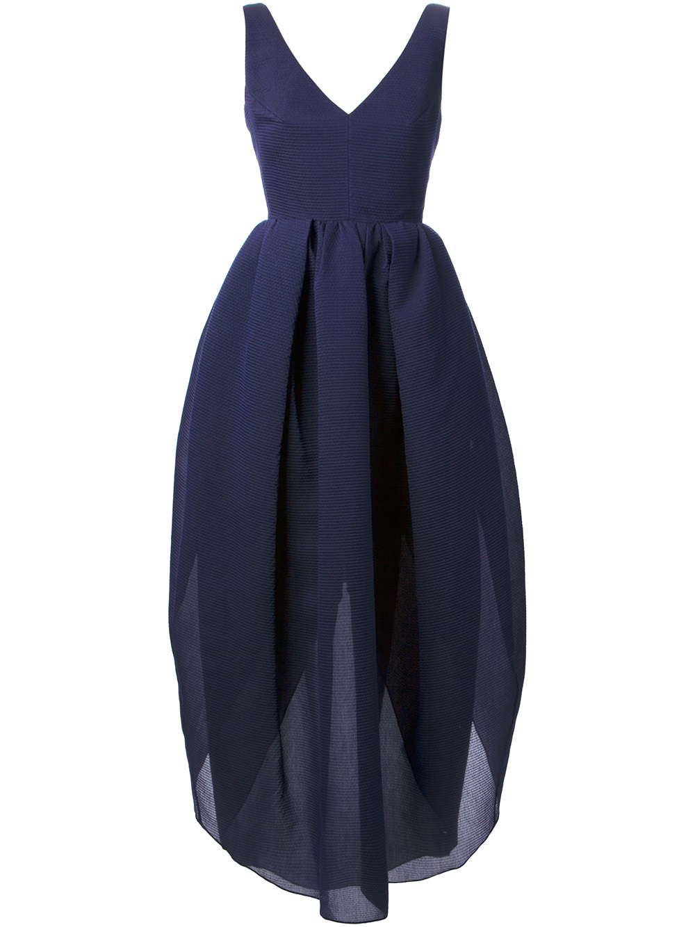 Lyst - Carven Back Bow Dress in Blue