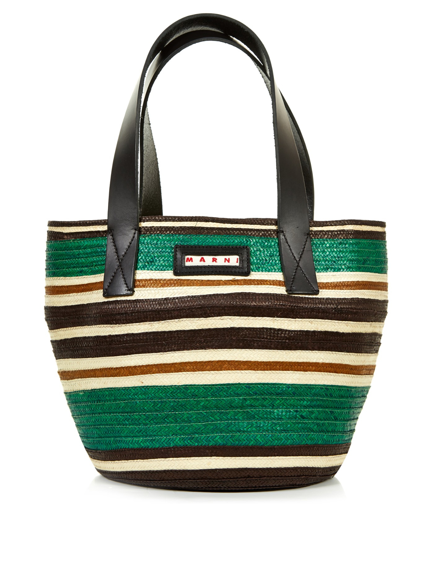 marni striped tote