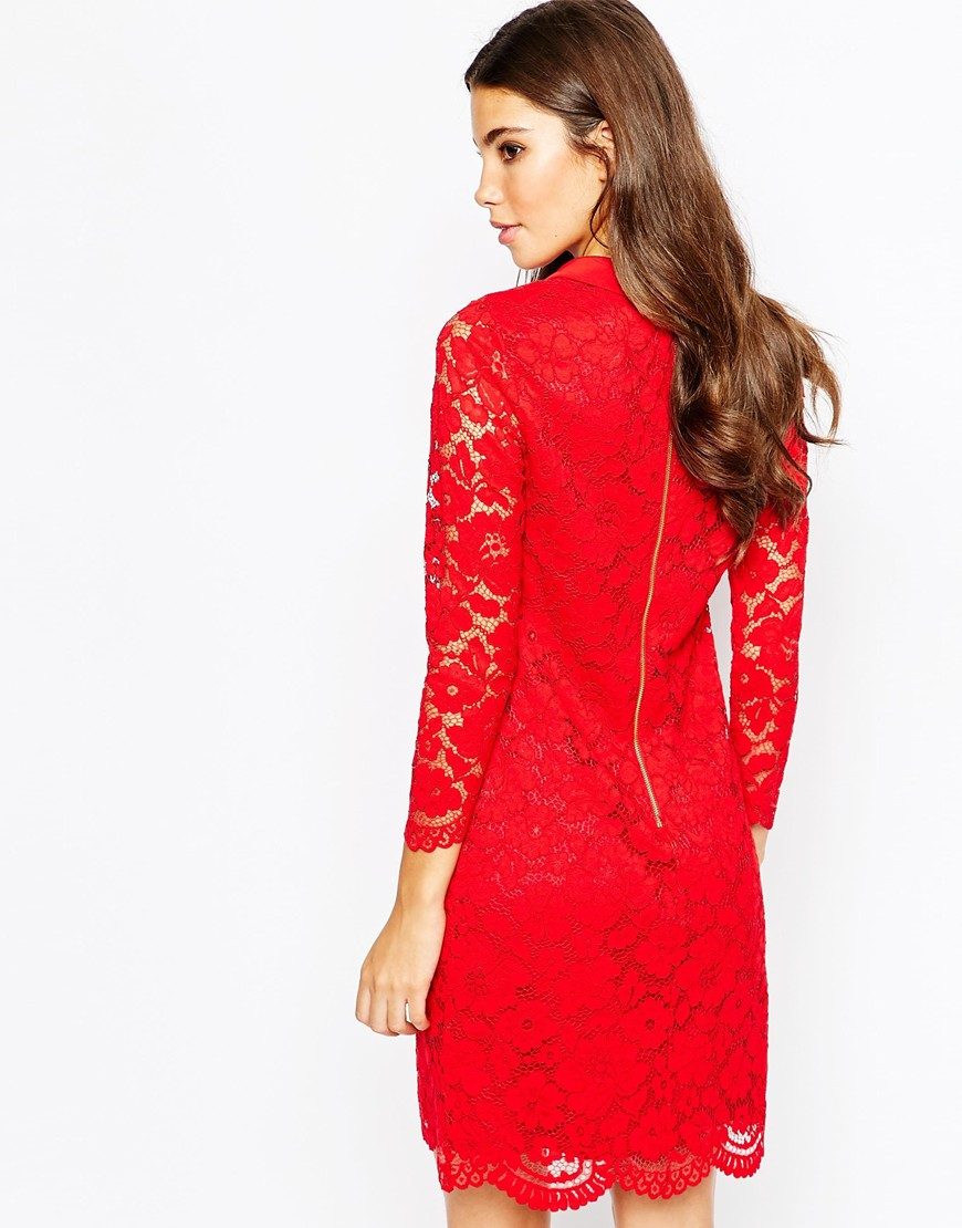 Image 1 of Ted Baker Ameera Scallop Hem Lace Dress | Fashion ...