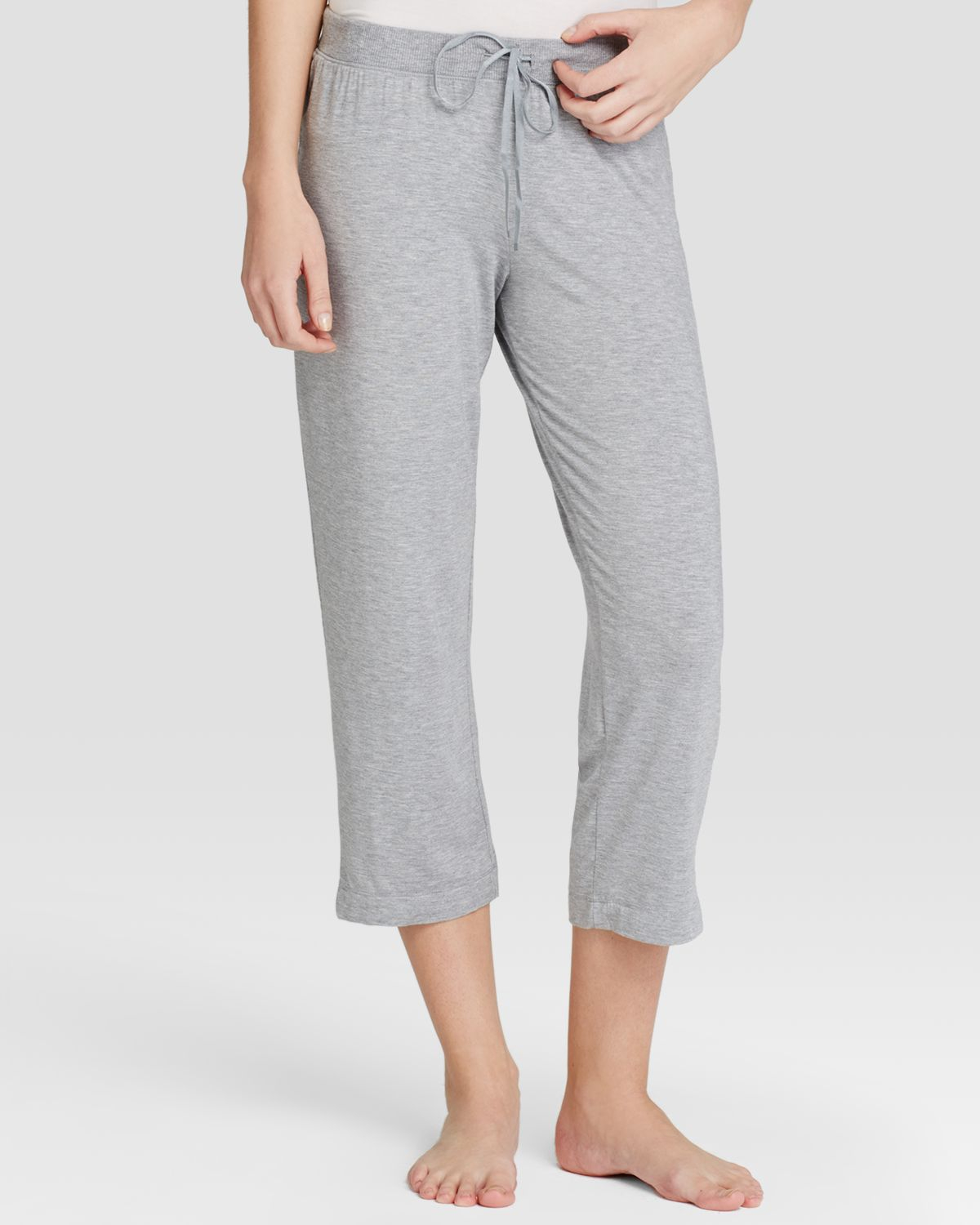 womens gray capri pants