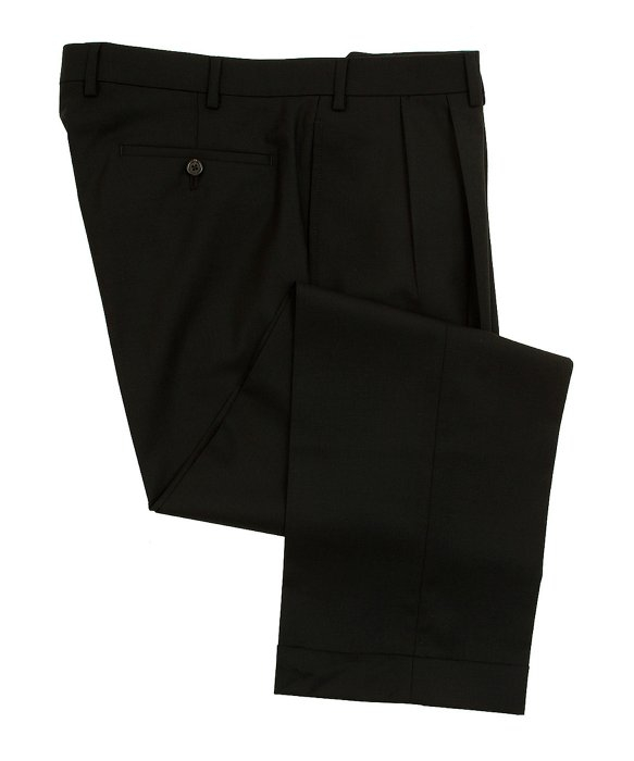 mens double pleated dress pants