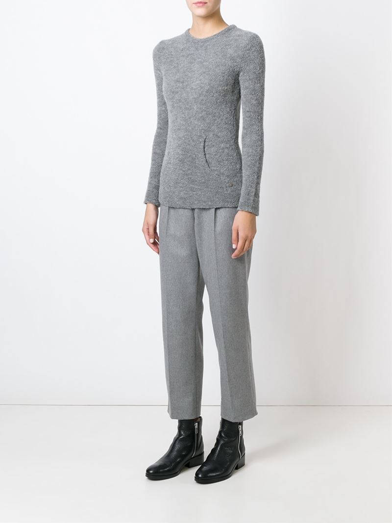 Woolrich Kangaroo Pocket Sweater in Gray Lyst