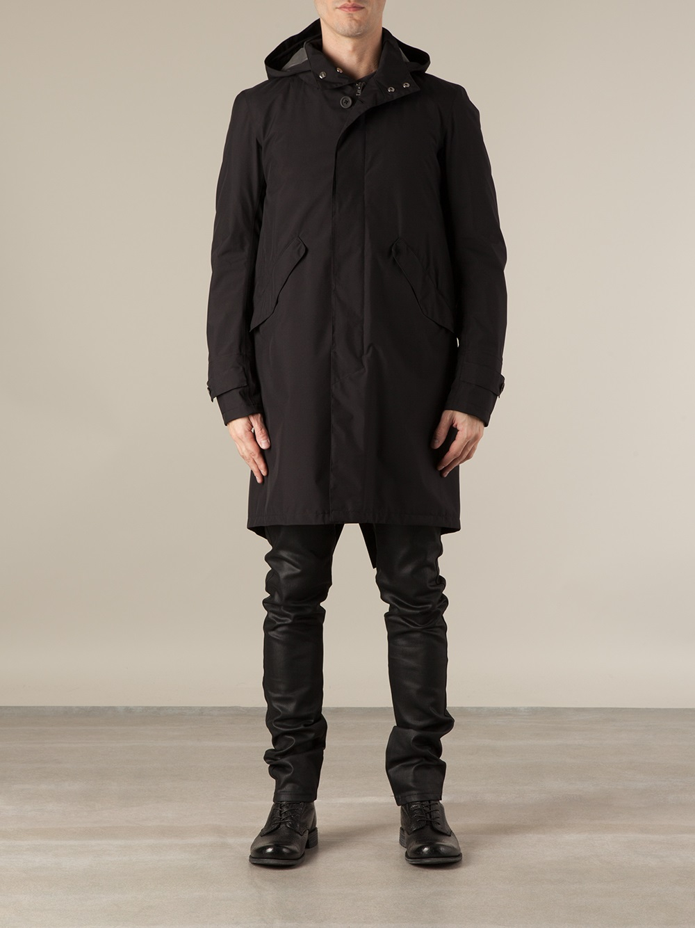 Herno Fishtail Parka  in Black  for Men Lyst